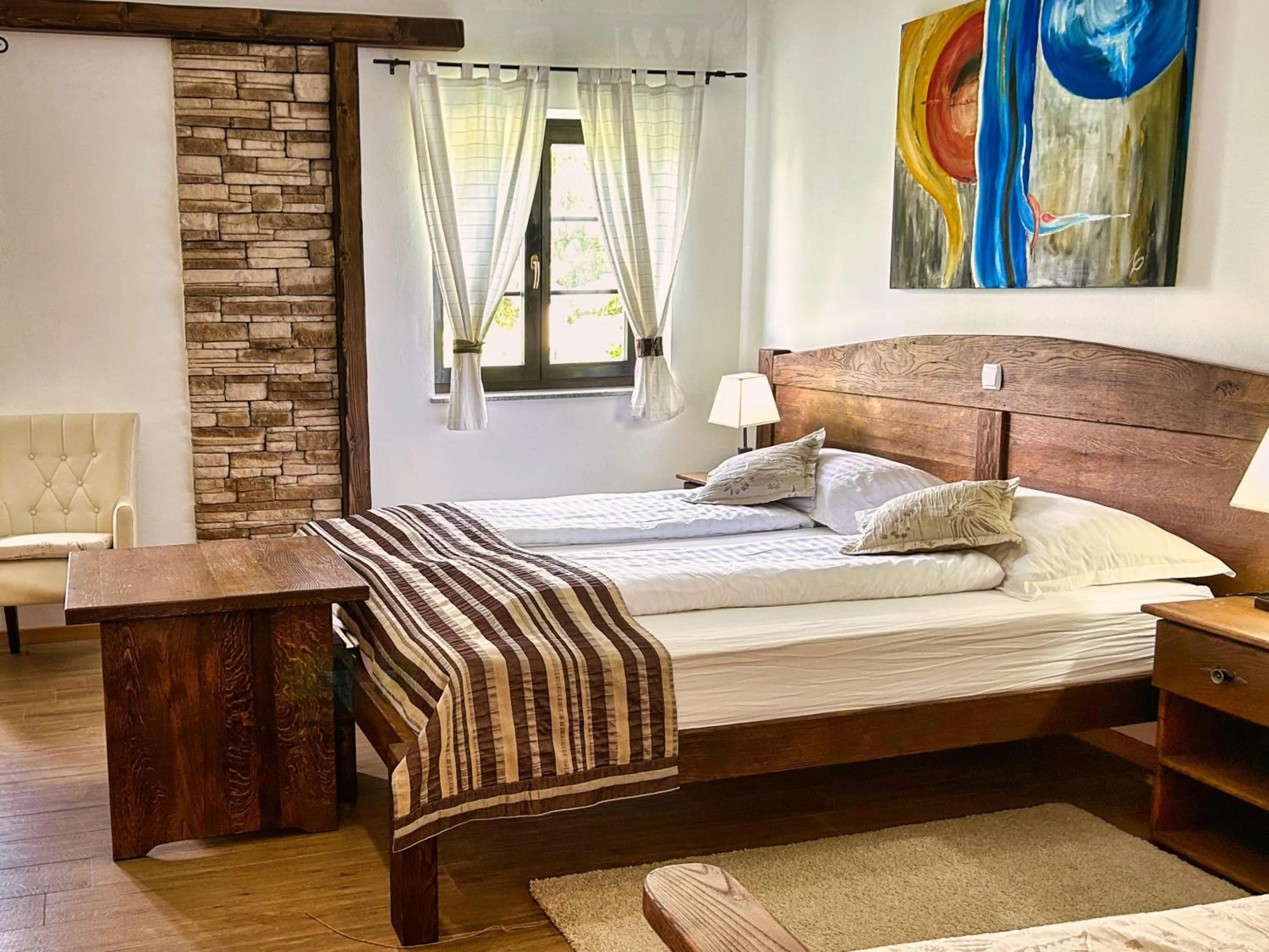 Bed in Etno Garden Exclusive