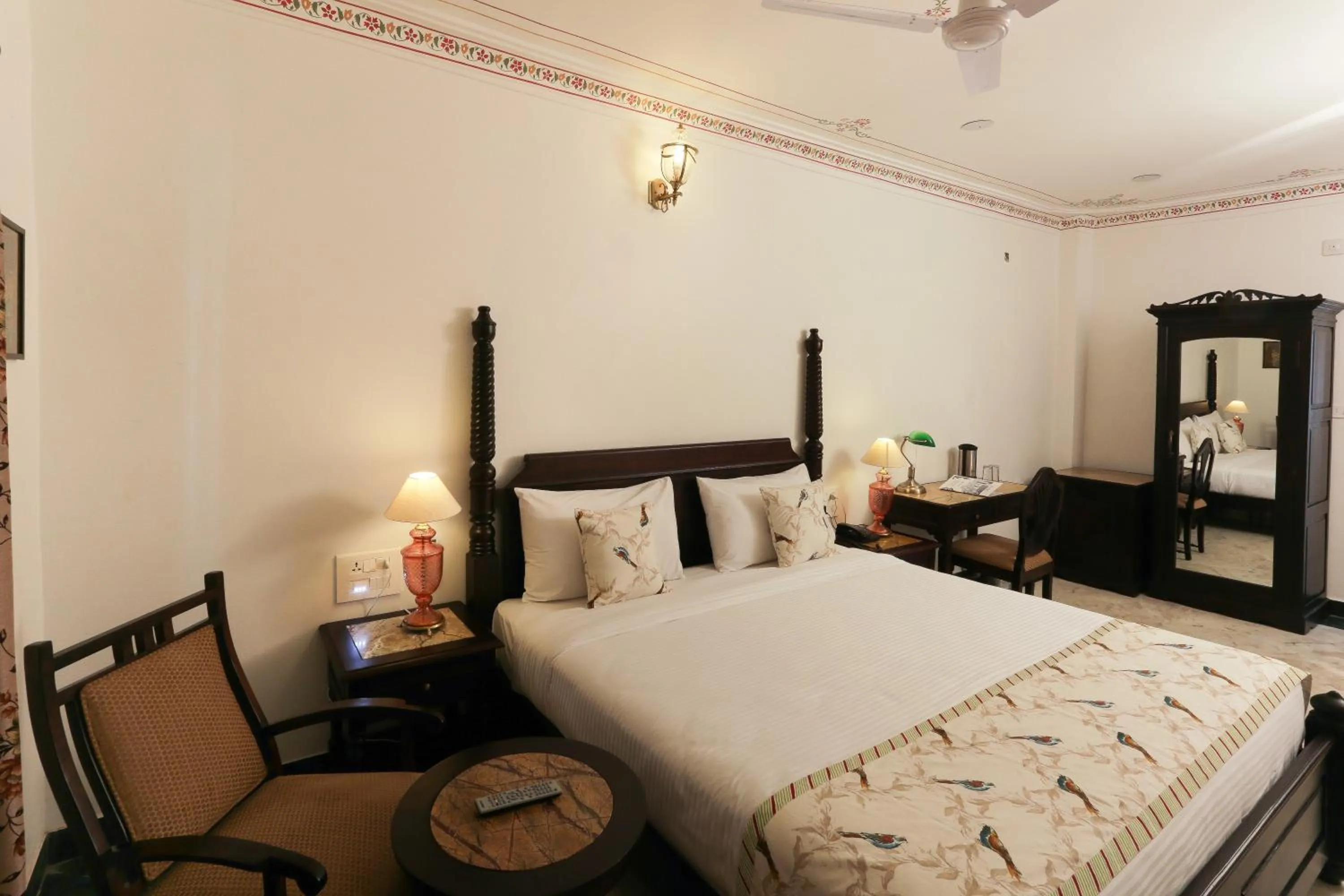 Bed in The Lavitra Lakeview Hotel