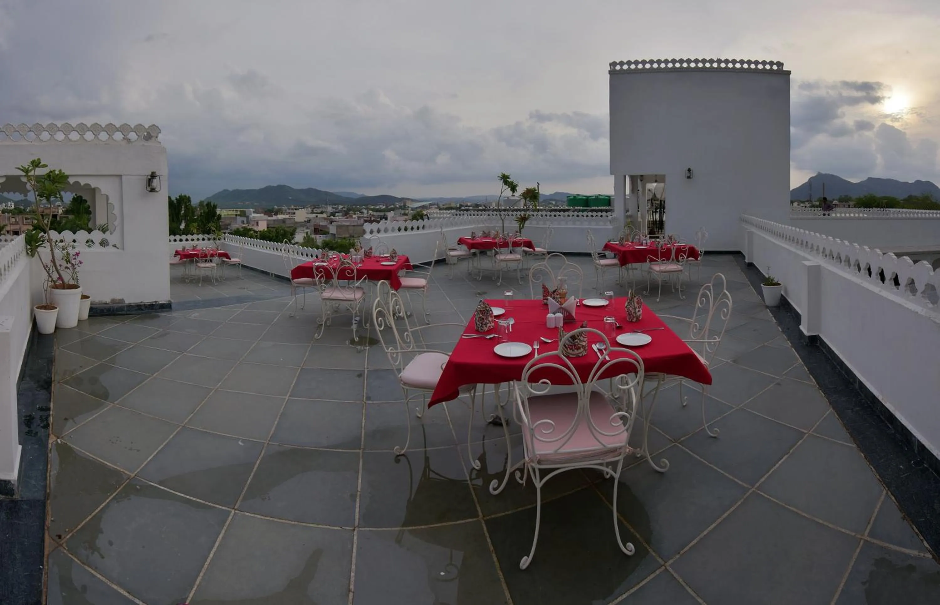 Patio in The Lavitra Lakeview Hotel
