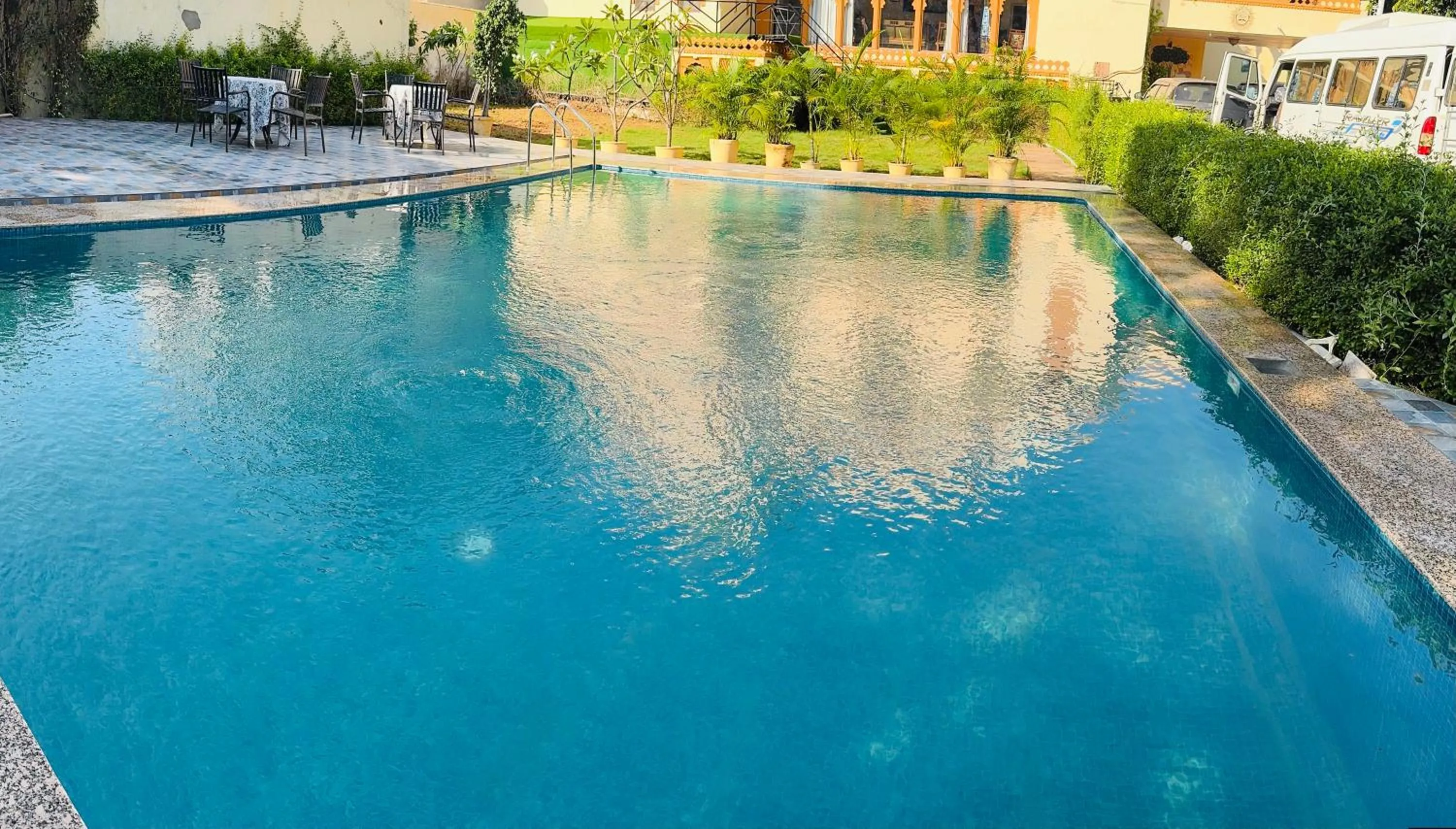 Garden view in The Lavitra Lakeview Hotel