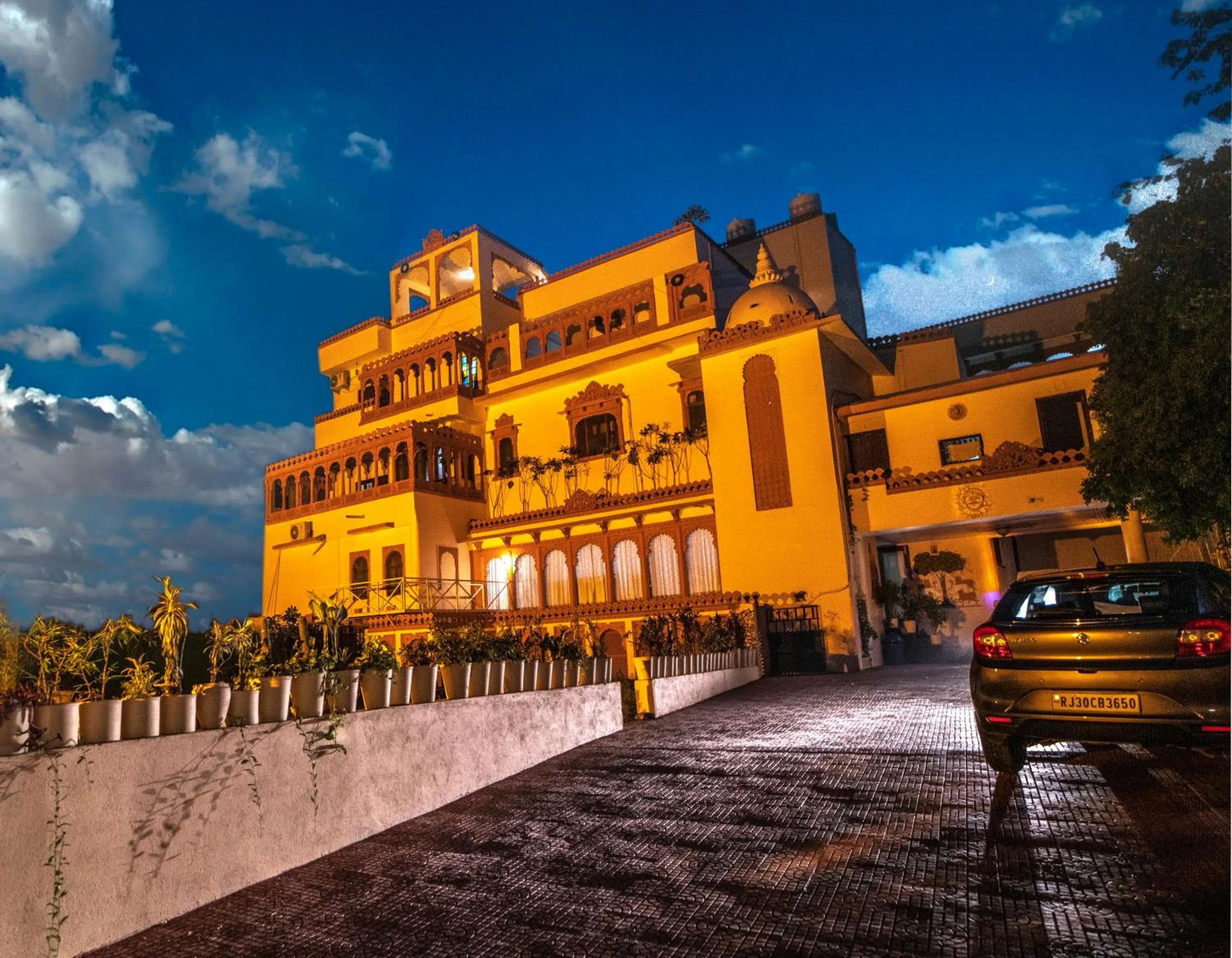 Property building in The Lavitra Lakeview Hotel