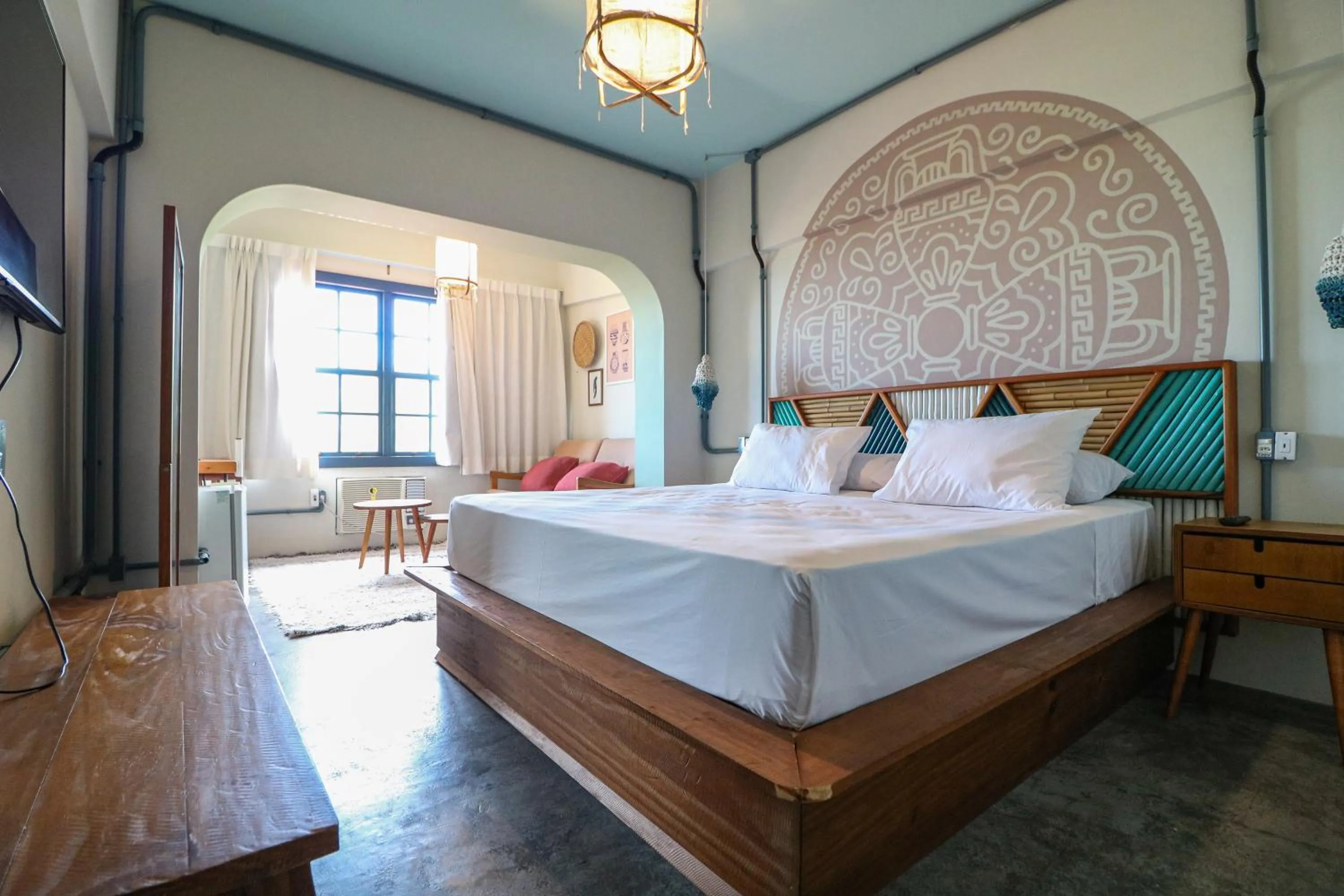 Photo of the whole room, Bed in Praia Mole Hotel