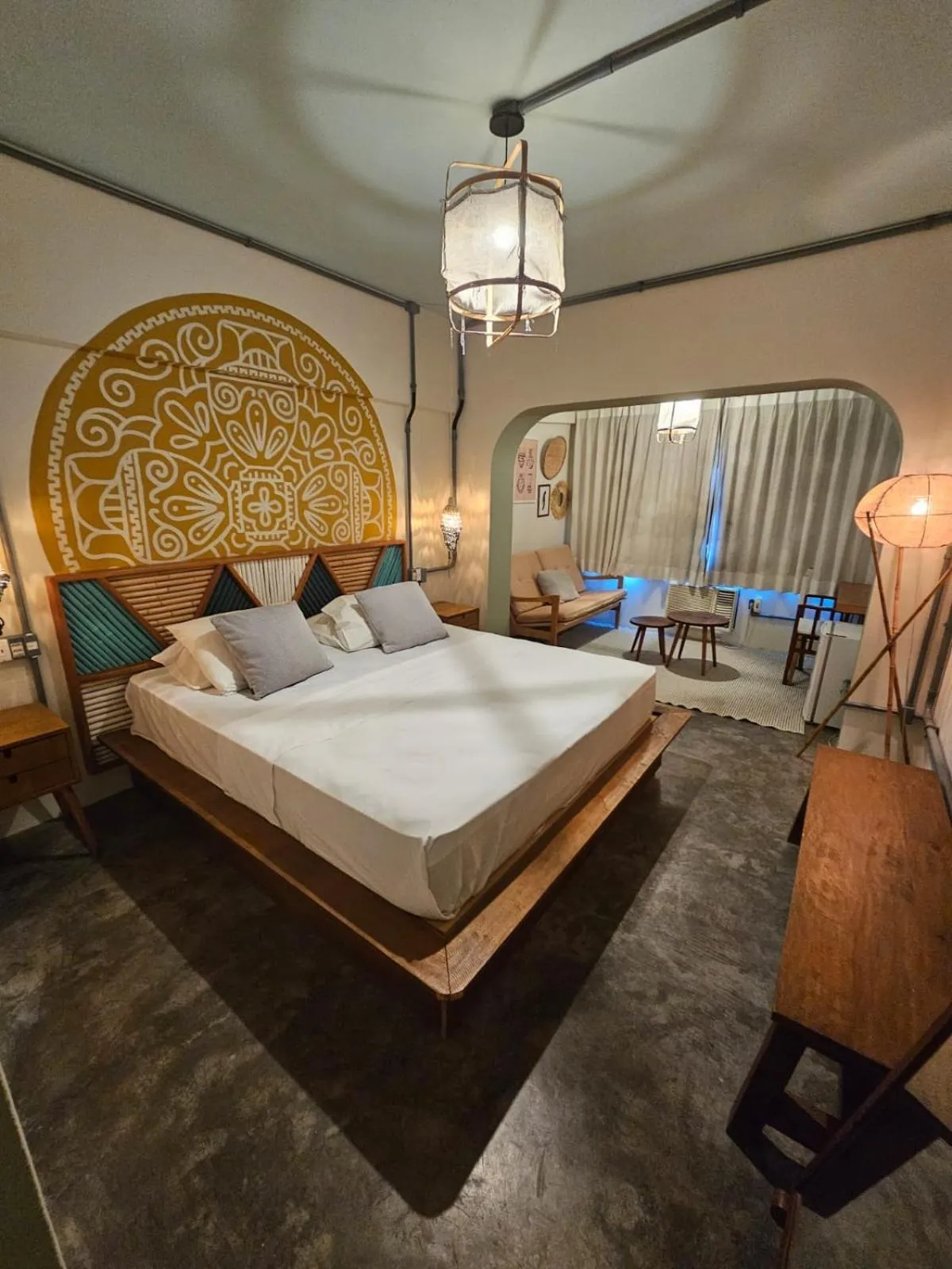 Bed in Praia Mole Hotel