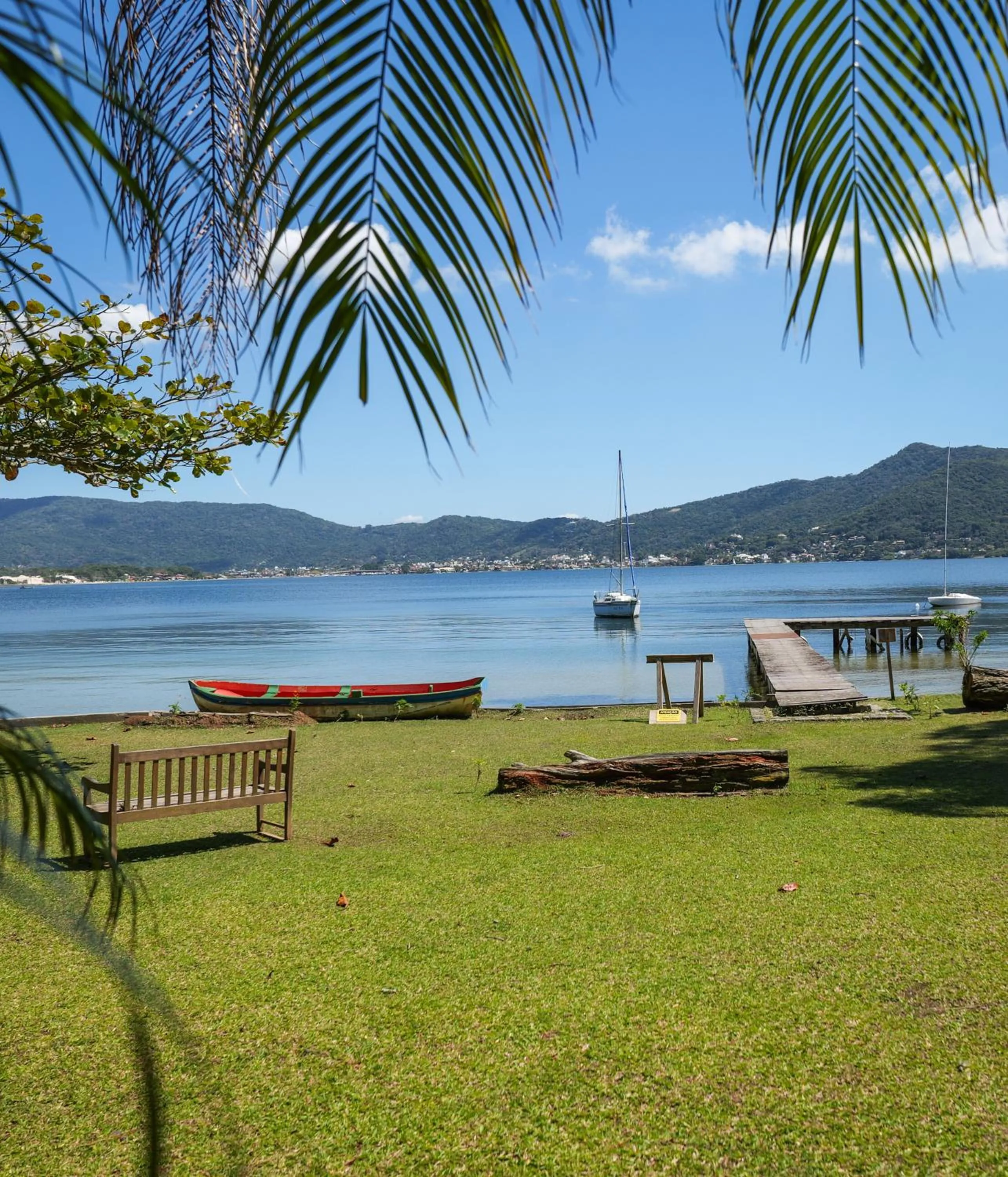 Lake view in Praia Mole Hotel
