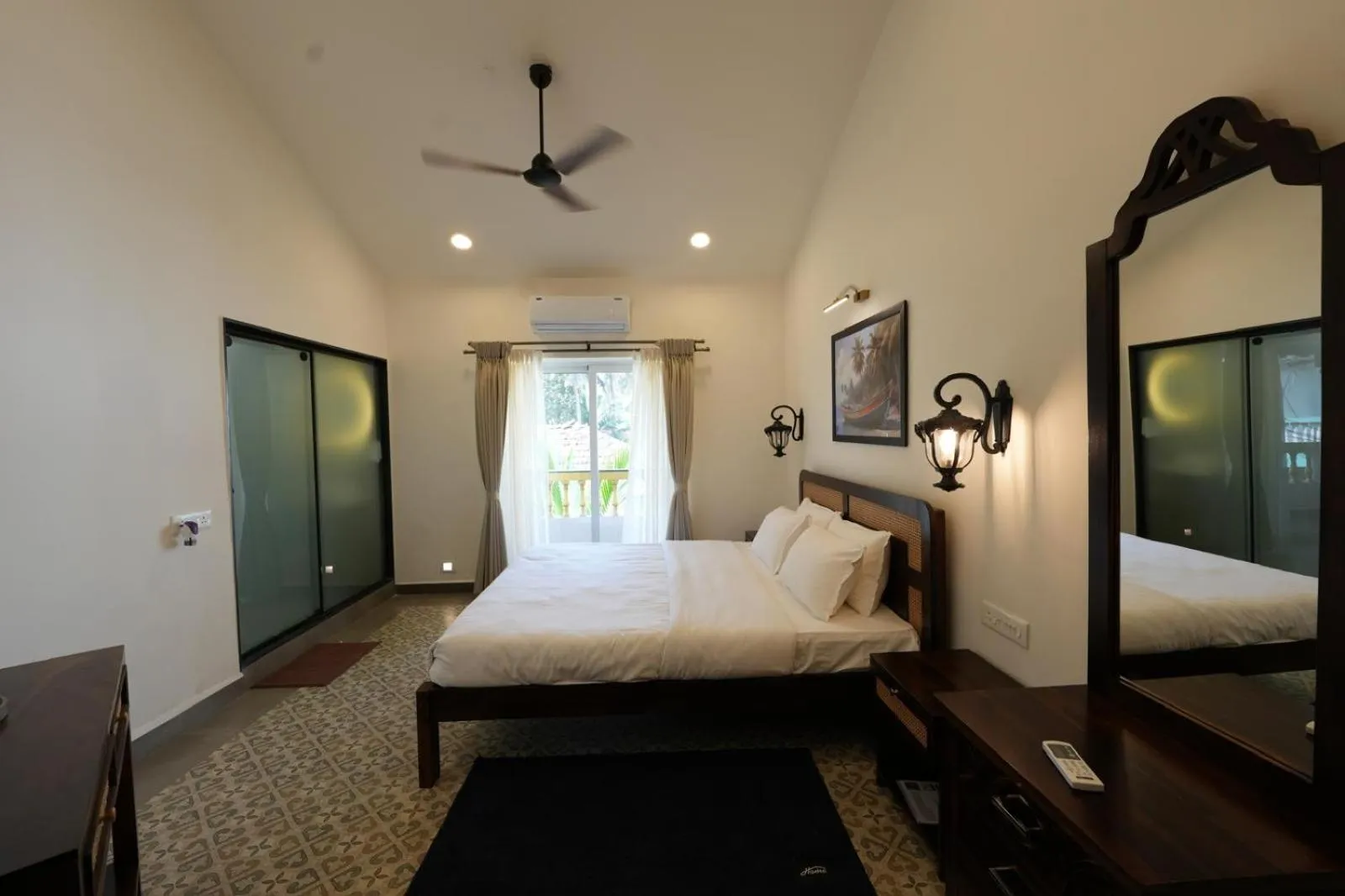 Bedroom, Bed in The Rose Goa Beach Resort