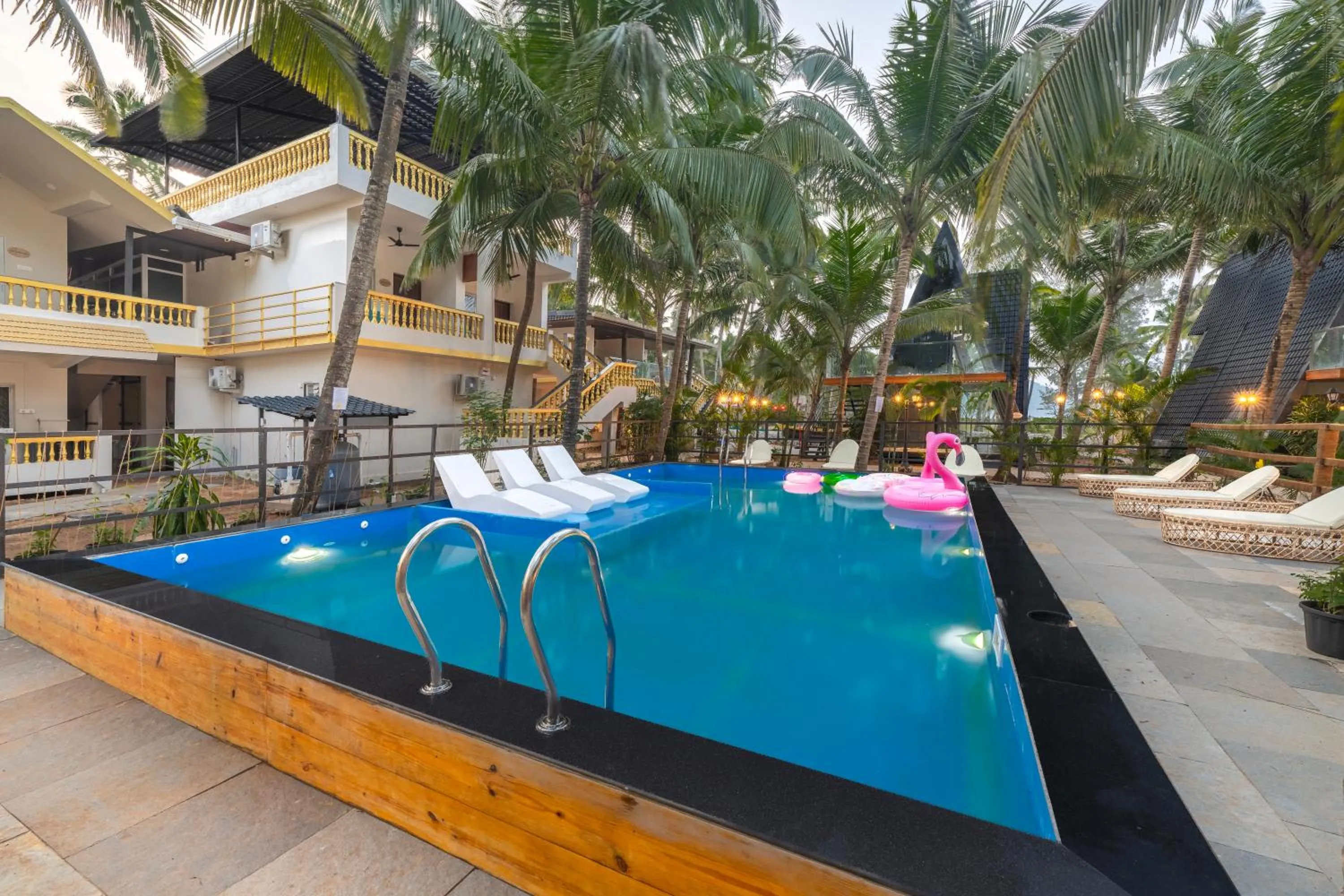 Property building in The Rose Goa Beach Resort
