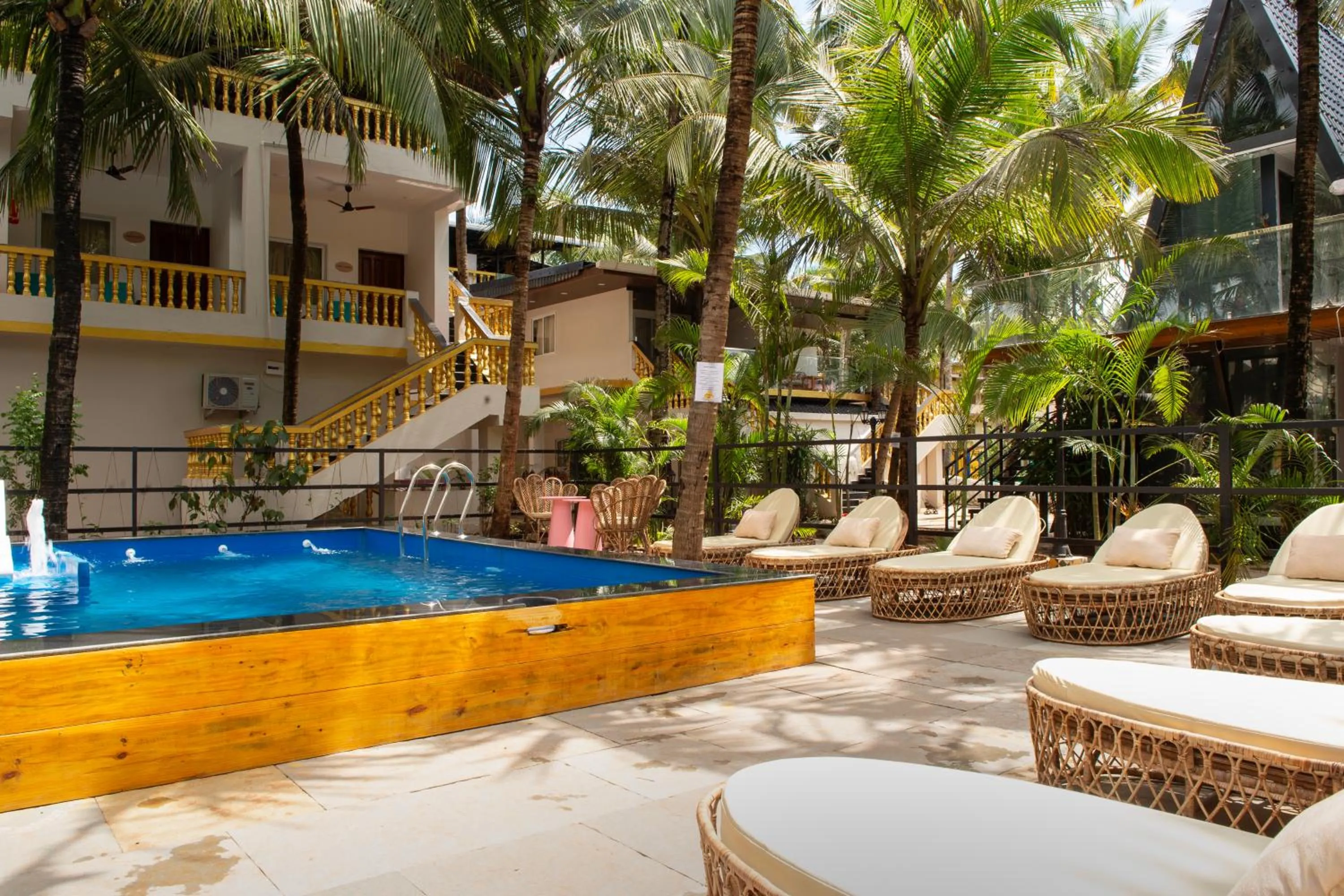 Swimming pool in The Rose Goa Beach Resort