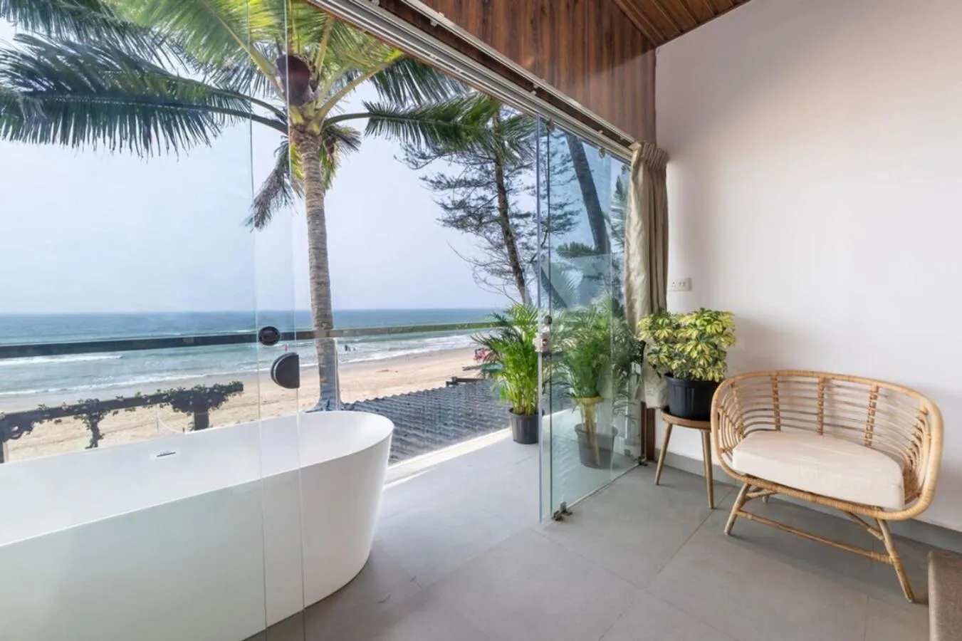 Sea view in The Rose Goa Beach Resort