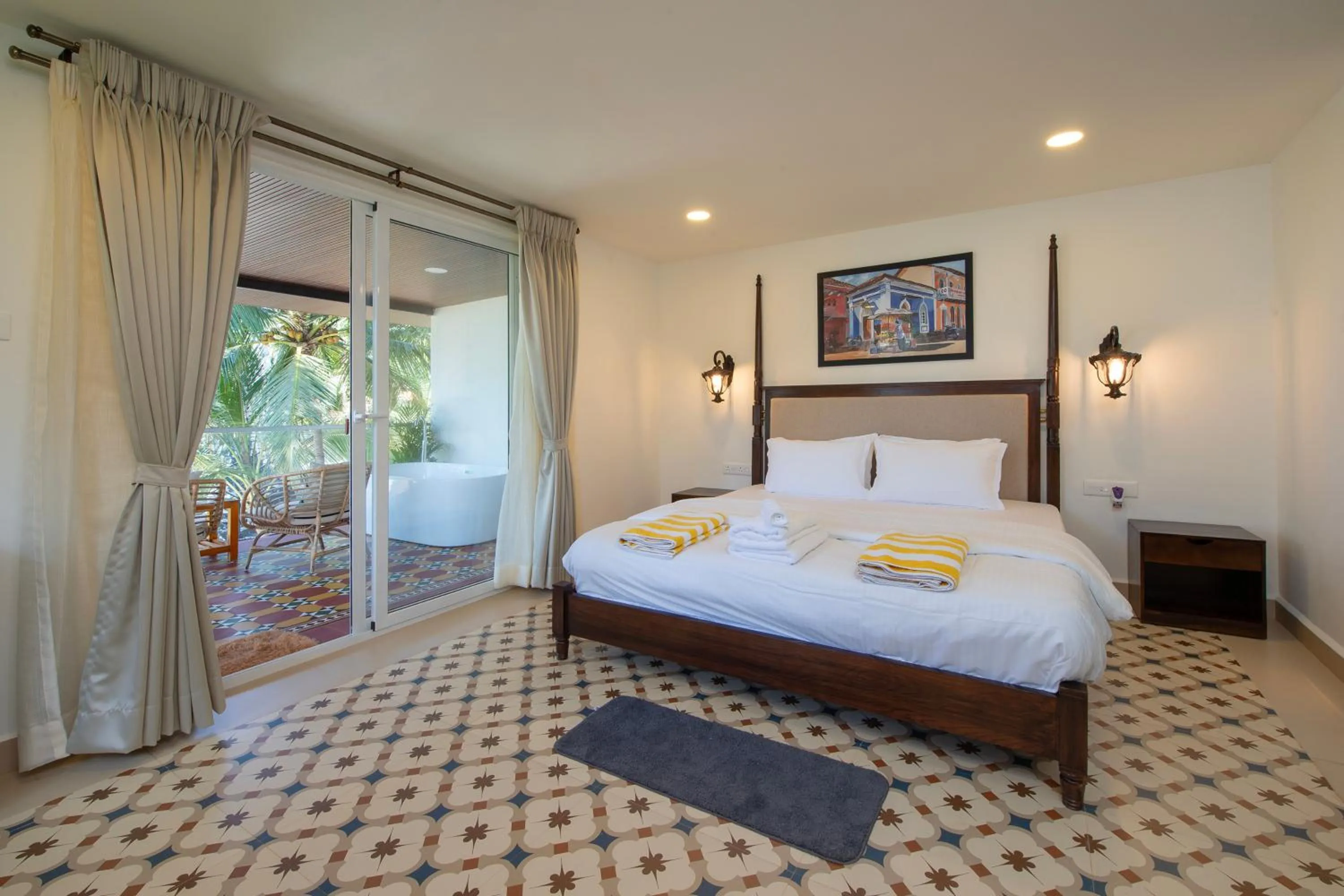 Photo of the whole room, Bed in The Rose Goa Beach Resort