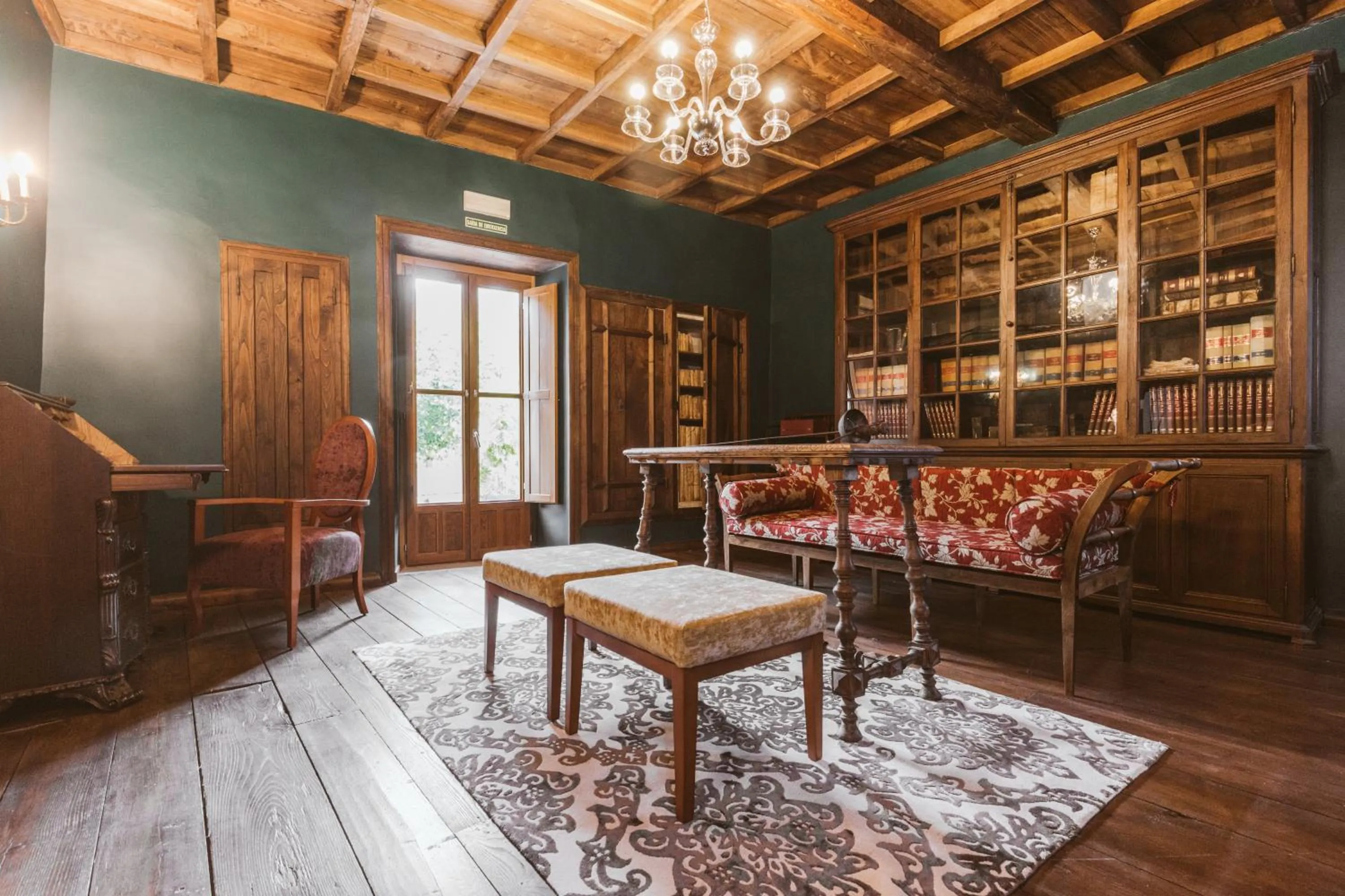 Library in Pazo da Pena Manzaneda