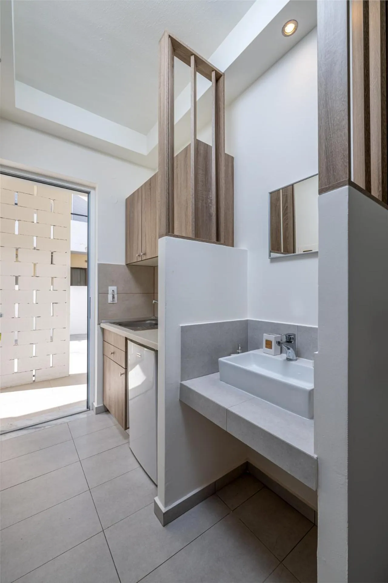 Kitchen or kitchenette in Patricia Suites