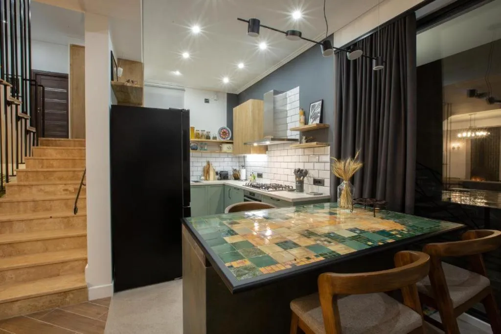 Kitchen or kitchenette in Marrone Hotel Tsaghkadzor