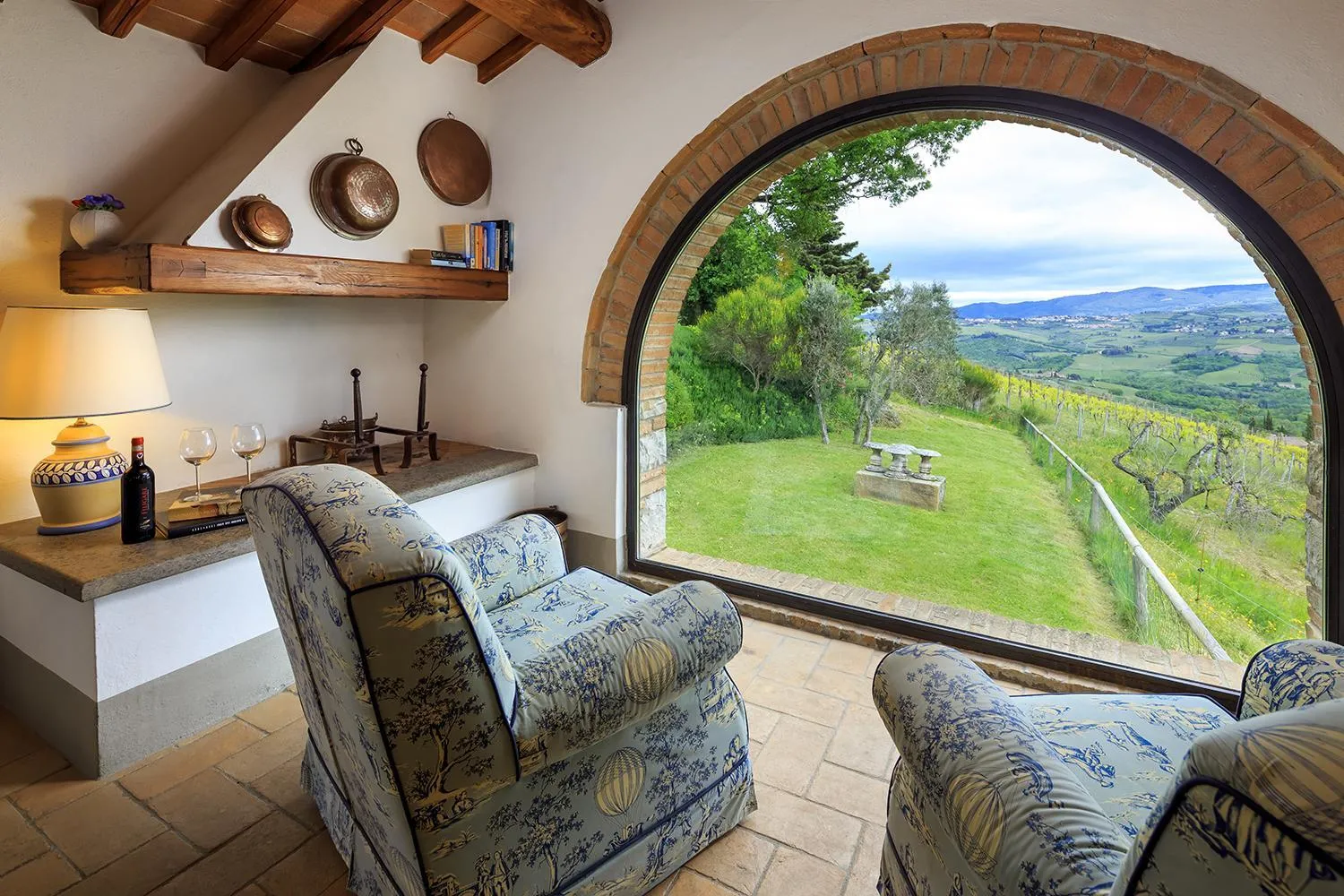 Garden view in Le Filigare Wine & Country Relais