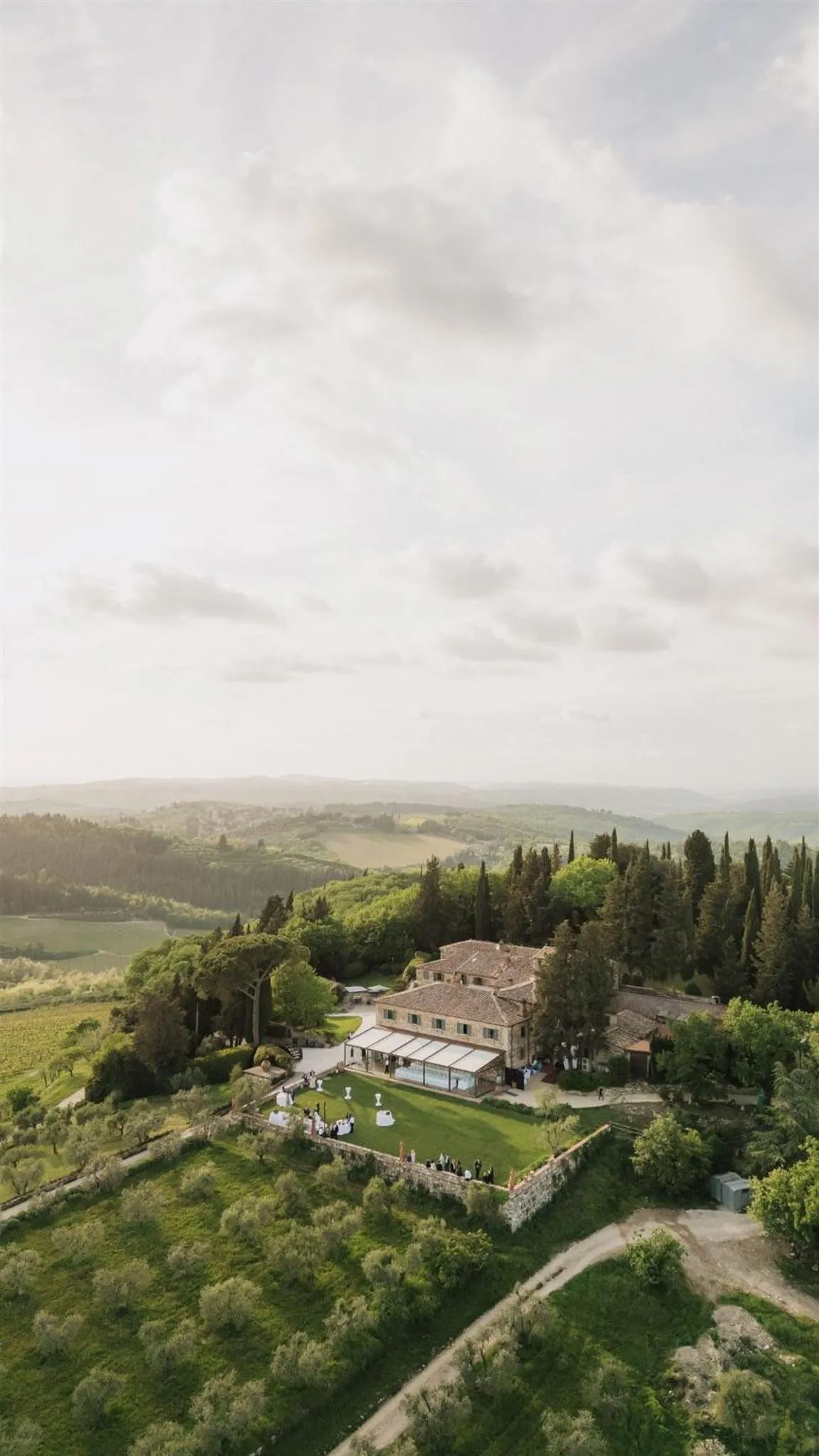 Bird's eye view in Le Filigare Wine & Country Relais