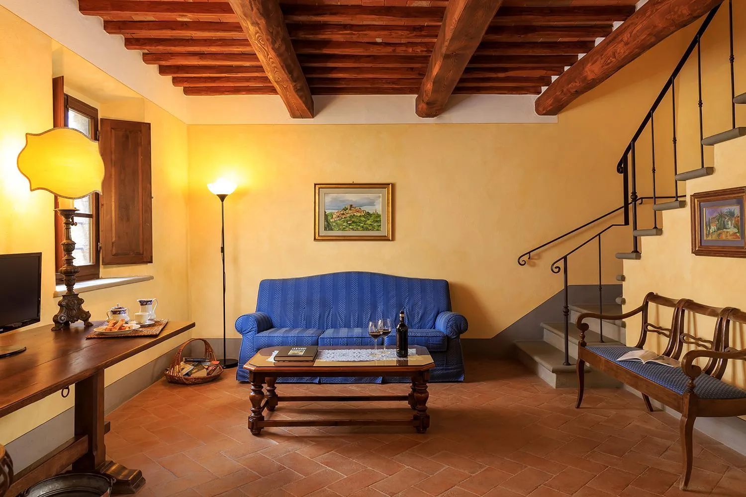 Living room in Le Filigare Wine & Country Relais