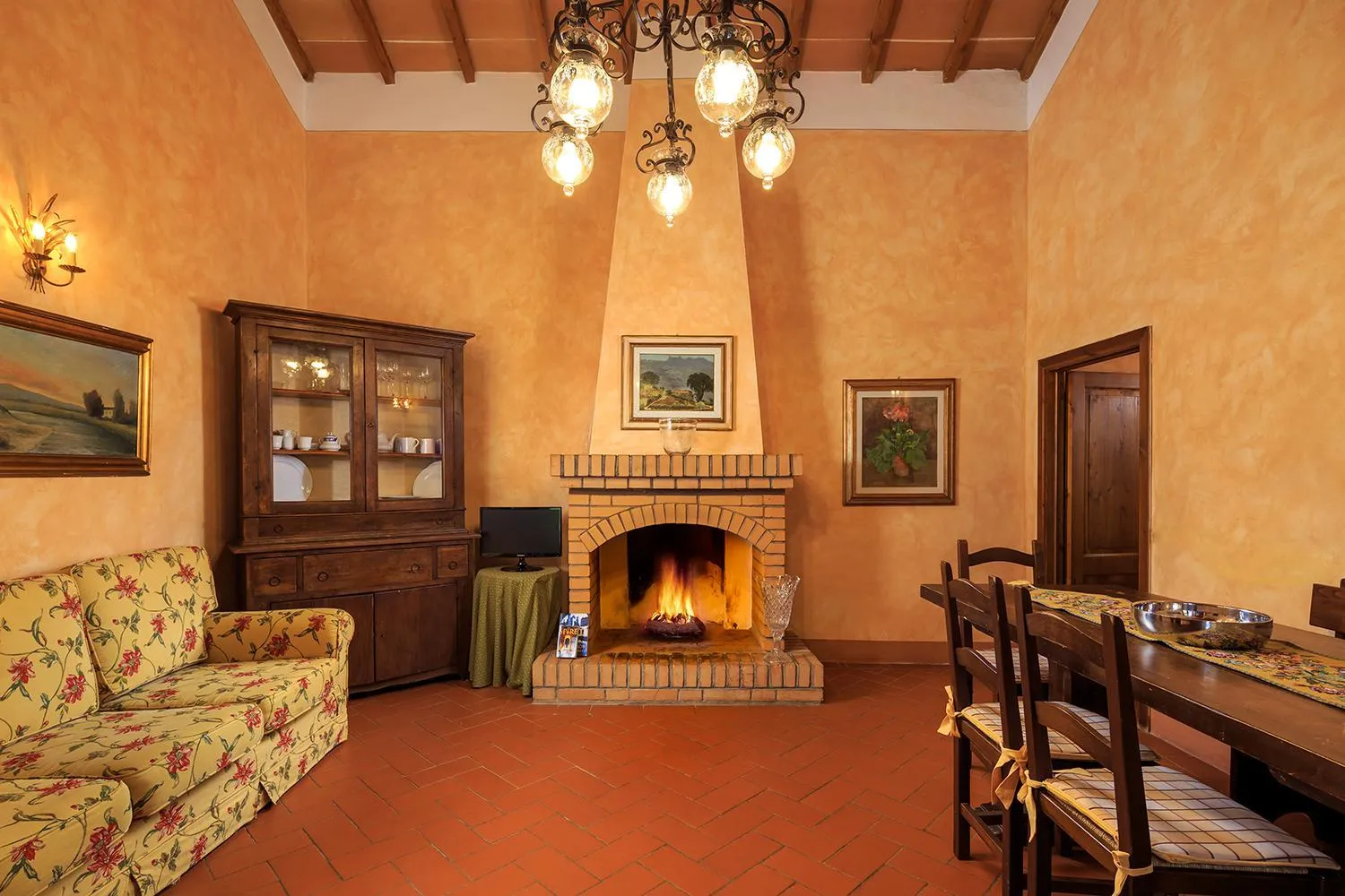 Dining area in Le Filigare Wine & Country Relais