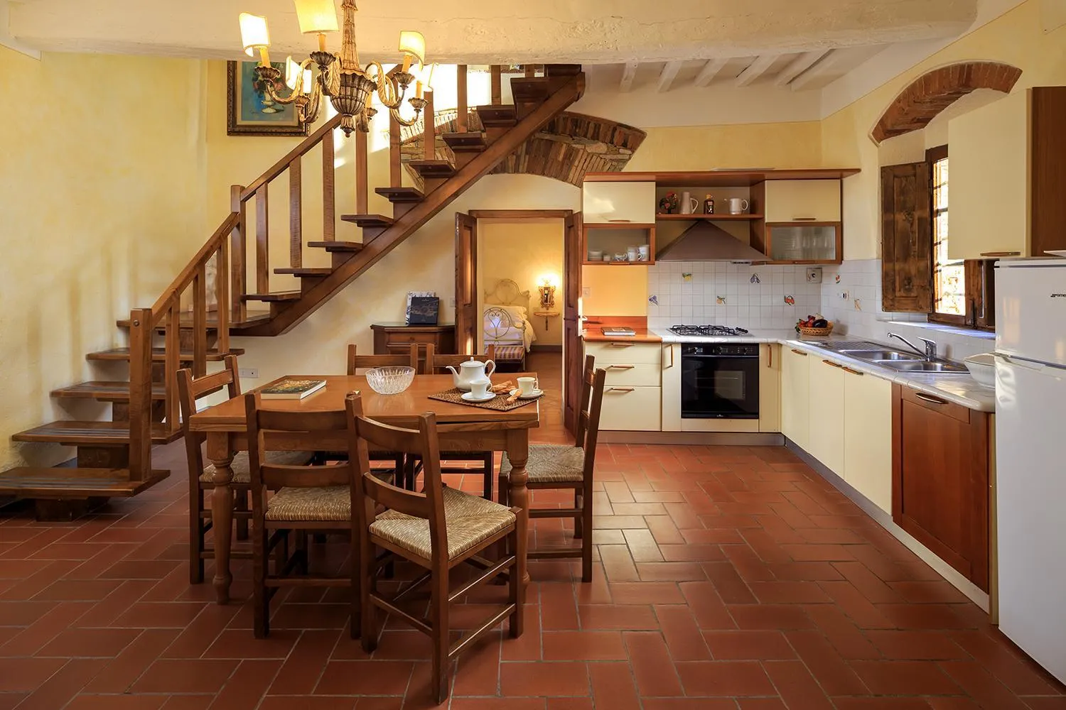 Kitchen or kitchenette in Le Filigare Wine & Country Relais