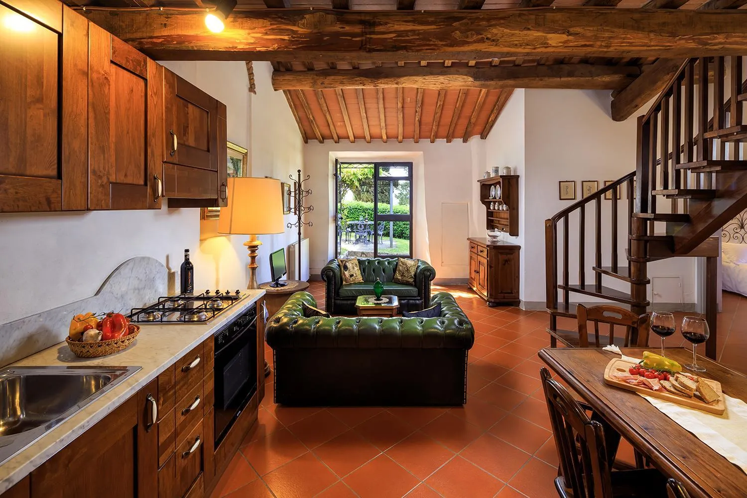 Kitchen or kitchenette in Le Filigare Wine & Country Relais