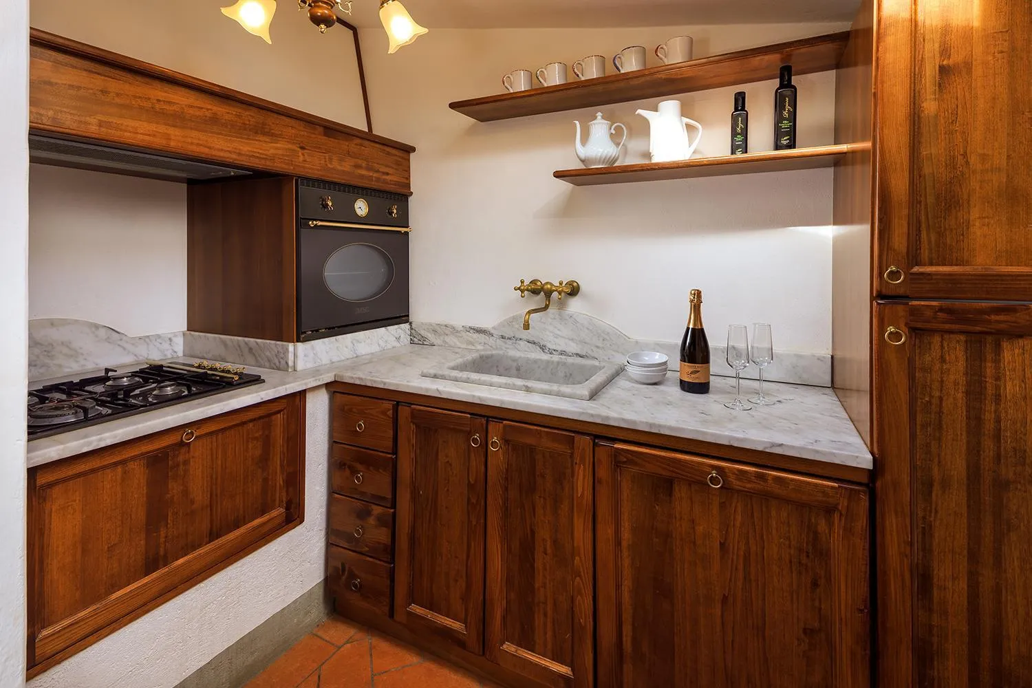 Kitchen or kitchenette in Le Filigare Wine & Country Relais