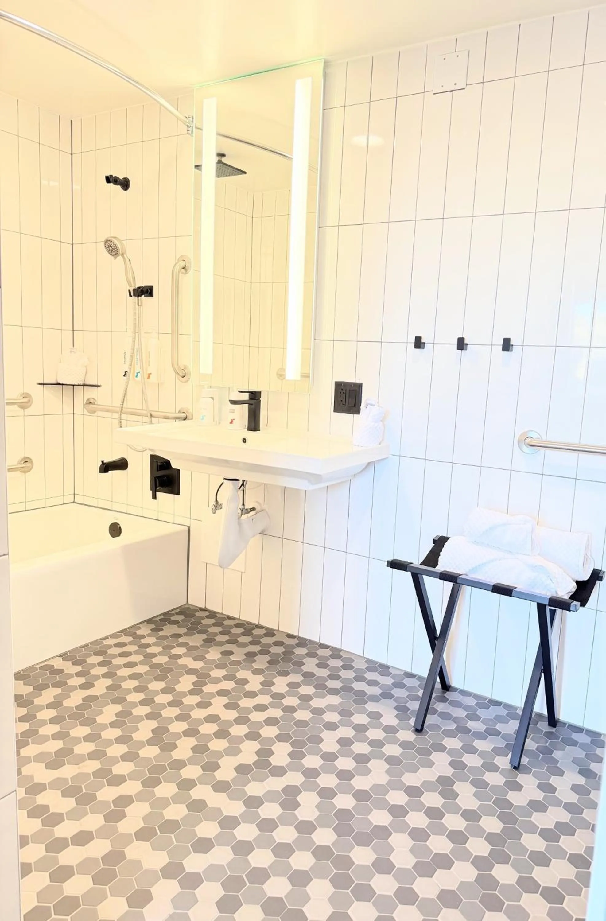 Shower in The Alice Hotel