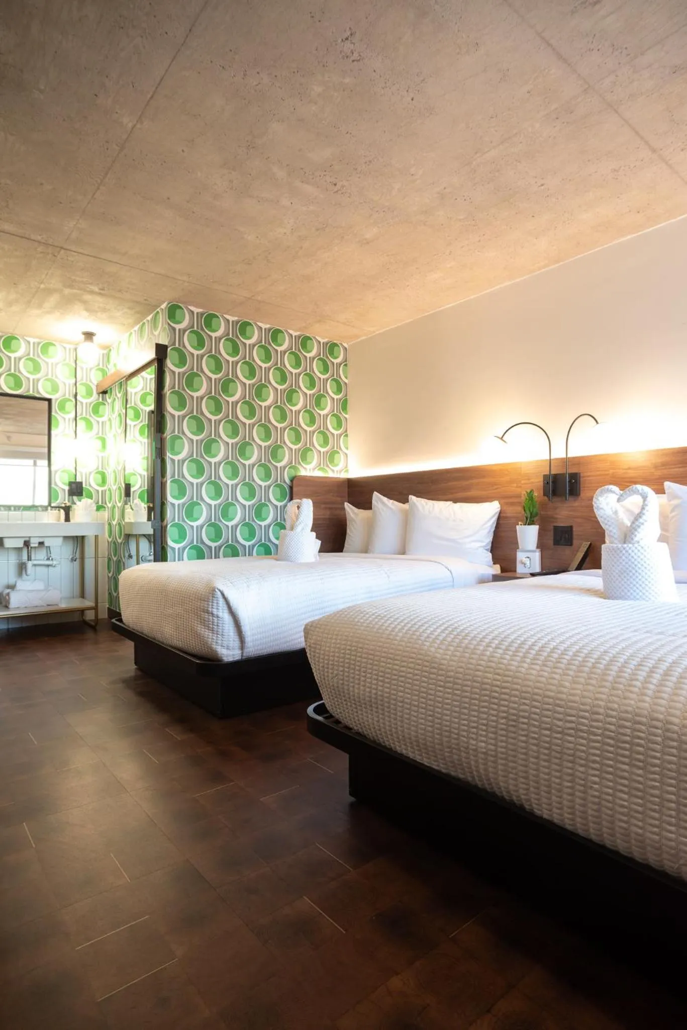 Bed in The Alice Hotel