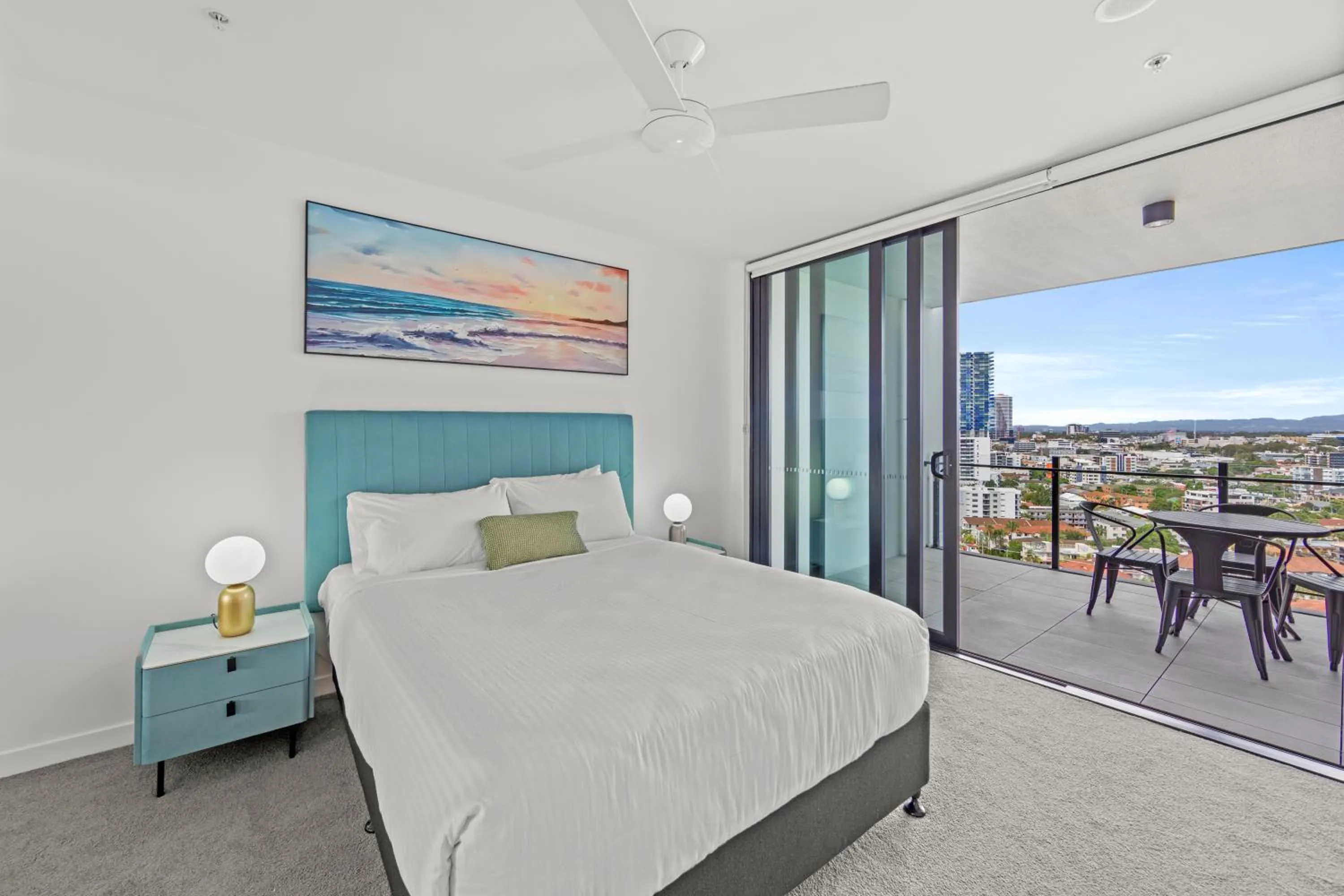 Bedroom, Bed in Marine Quarter Apartments by CLLIX