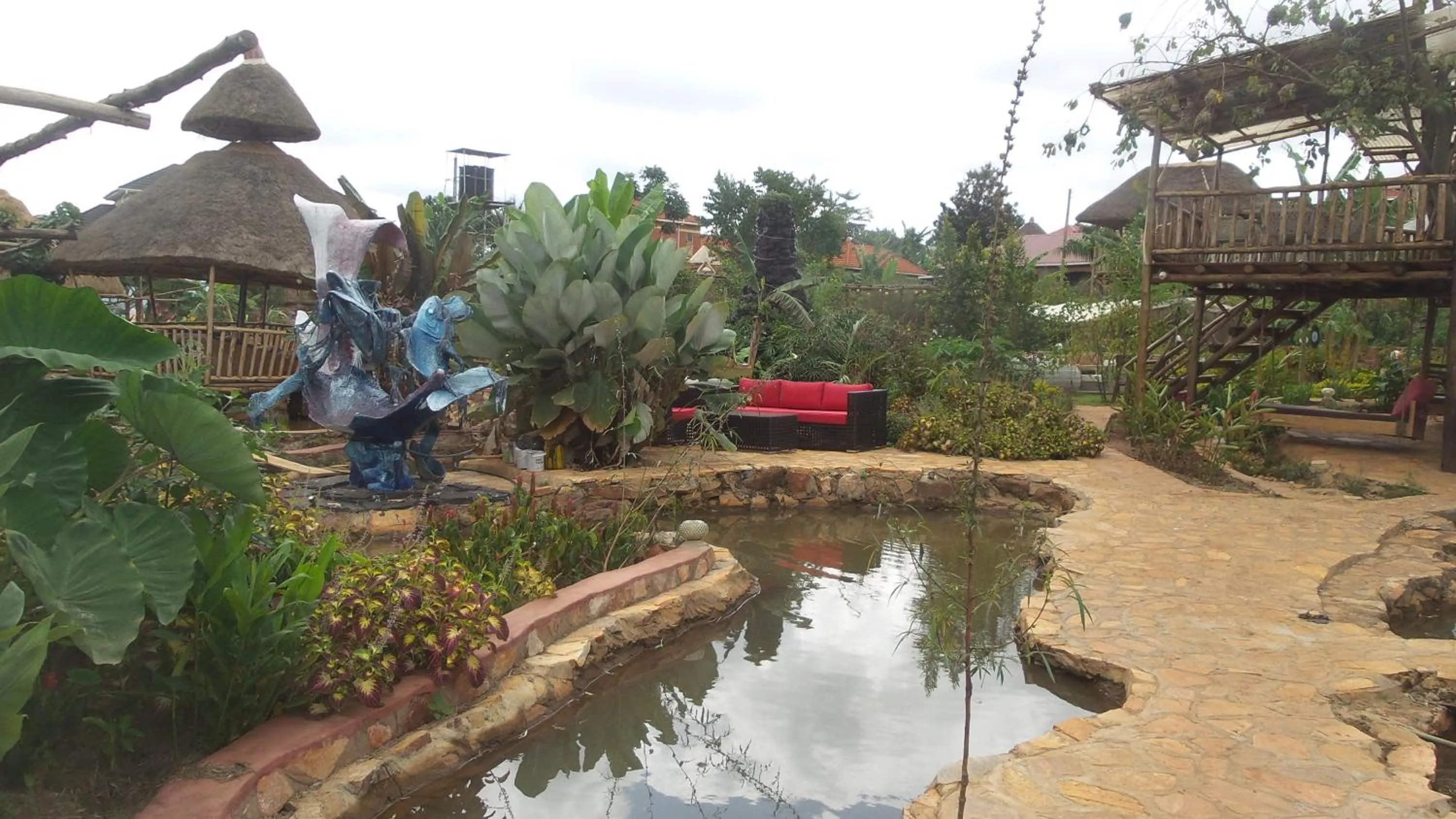 Garden in Malakai Eco Lodge