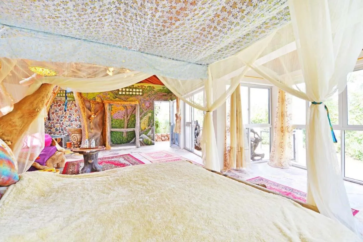 Bed in Malakai Eco Lodge
