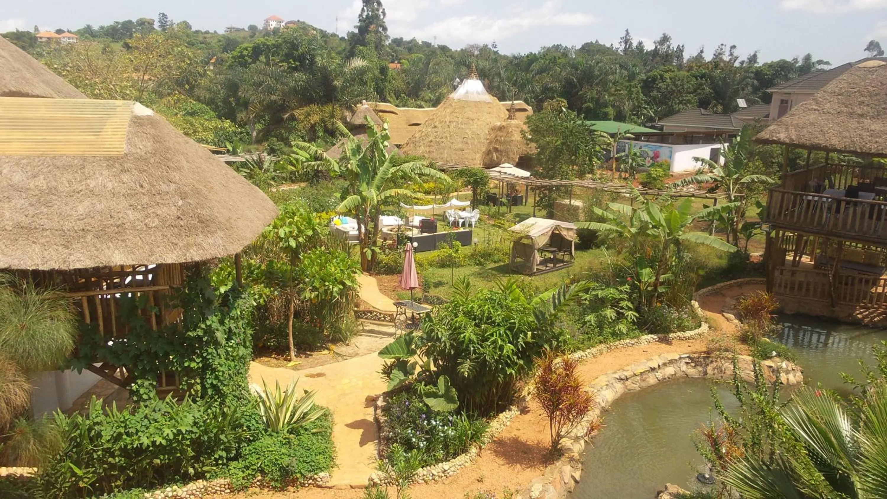 Bird's eye view in Malakai Eco Lodge