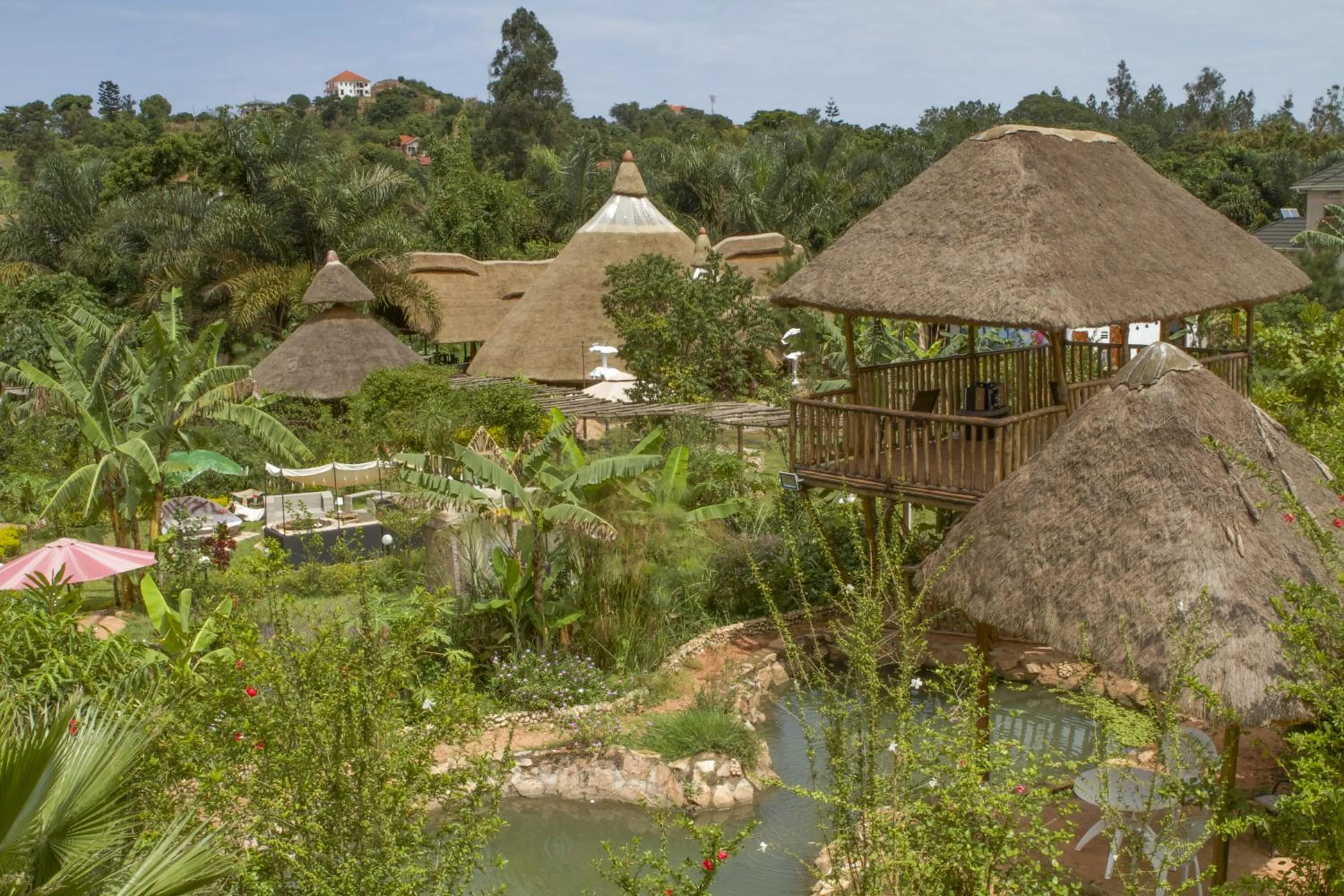 Garden view in Malakai Eco Lodge