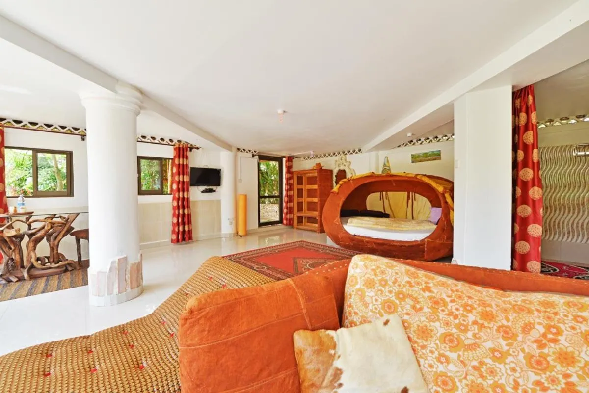 Bed in Malakai Eco Lodge