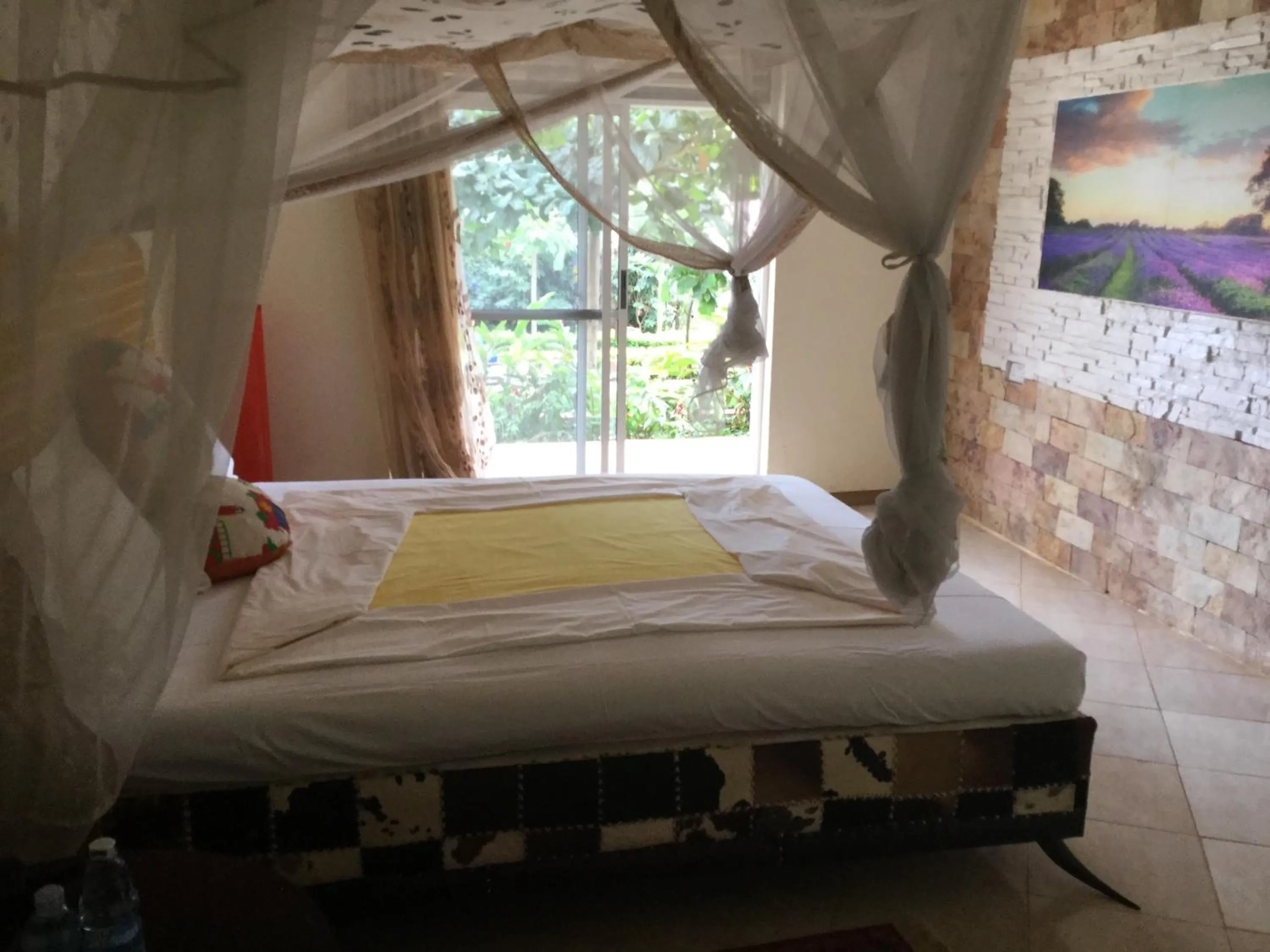 Bed in Malakai Eco Lodge