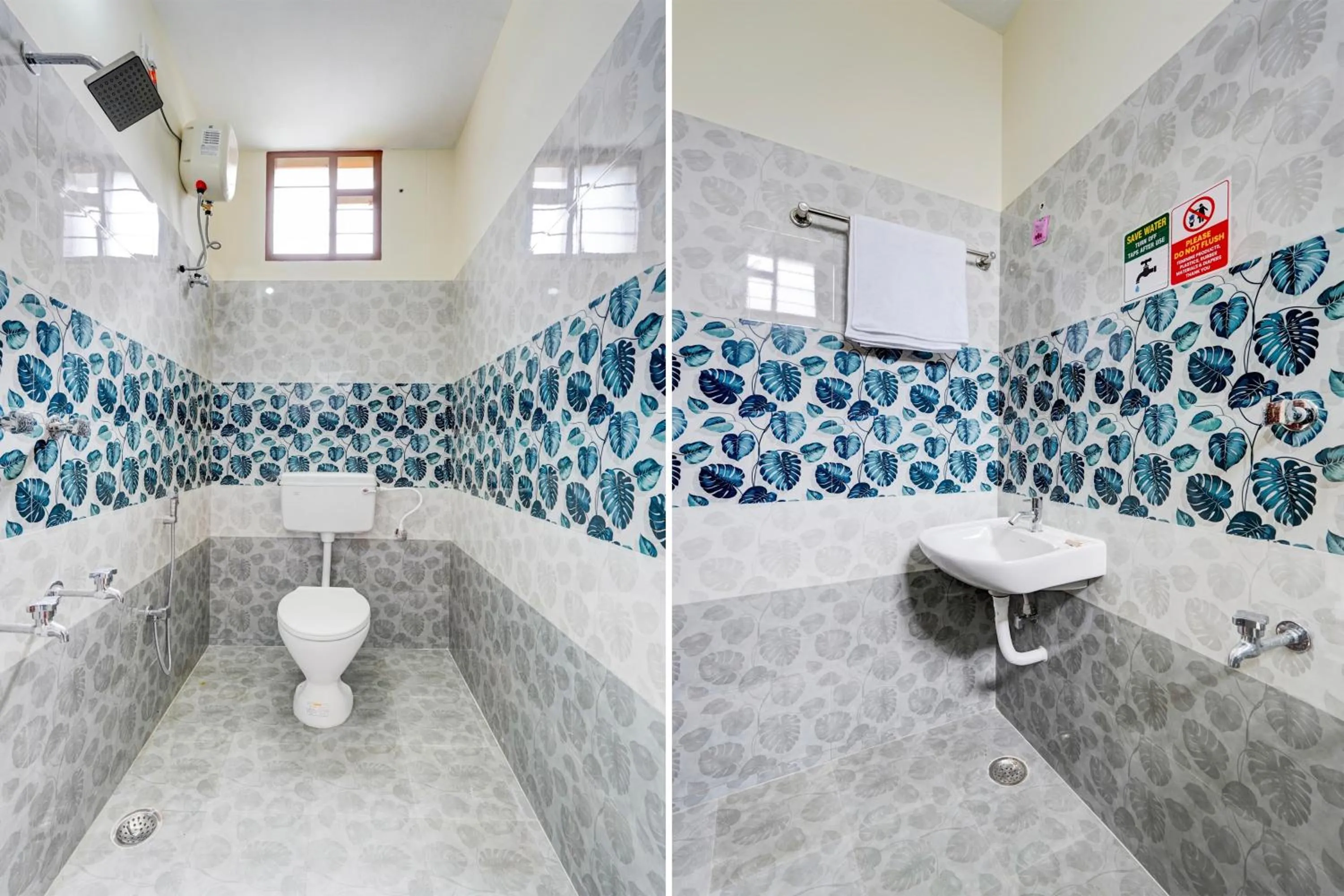 Bathroom in Hotel O Elegant Residency Vandalur Zoo