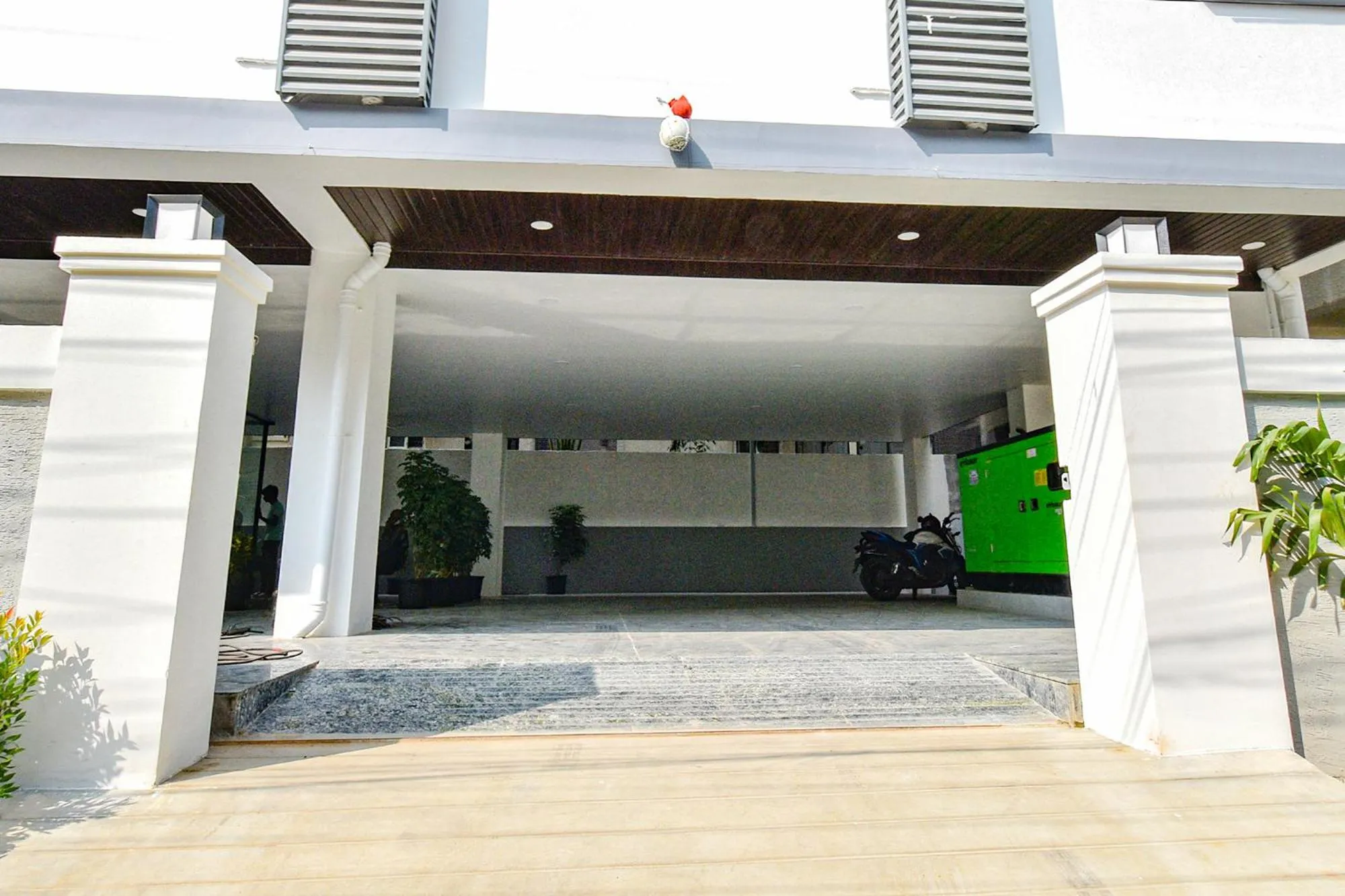 Facade/entrance in FabHotel SSR Ikon Suites - Nr Hyderabad Central University, Kondapur