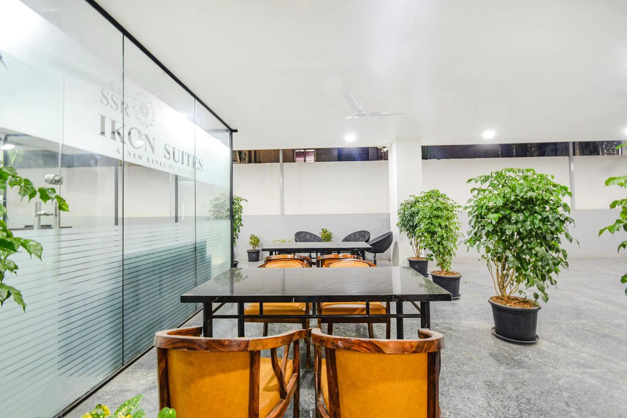 Seating area in FabHotel SSR Ikon Suites - Nr Hyderabad Central University, Kondapur