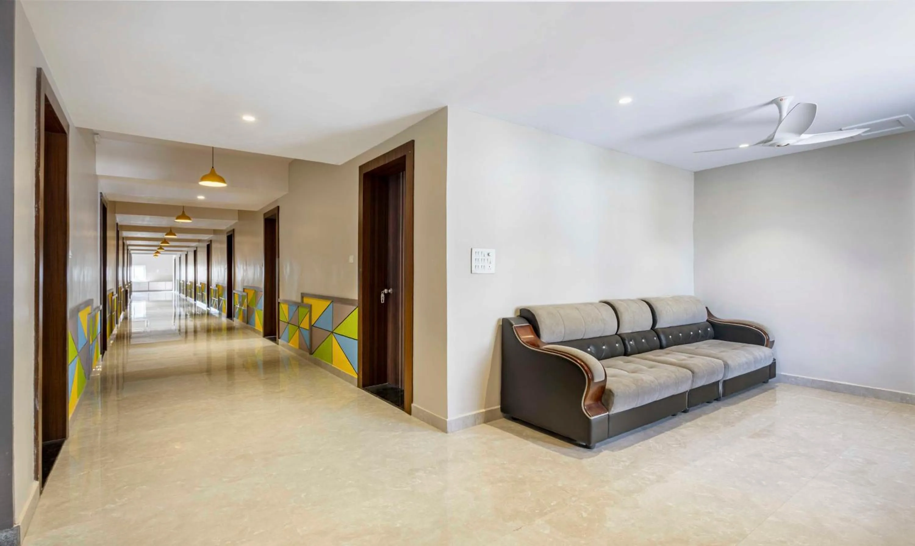 Seating area in Treebo Imperia, Kommadi