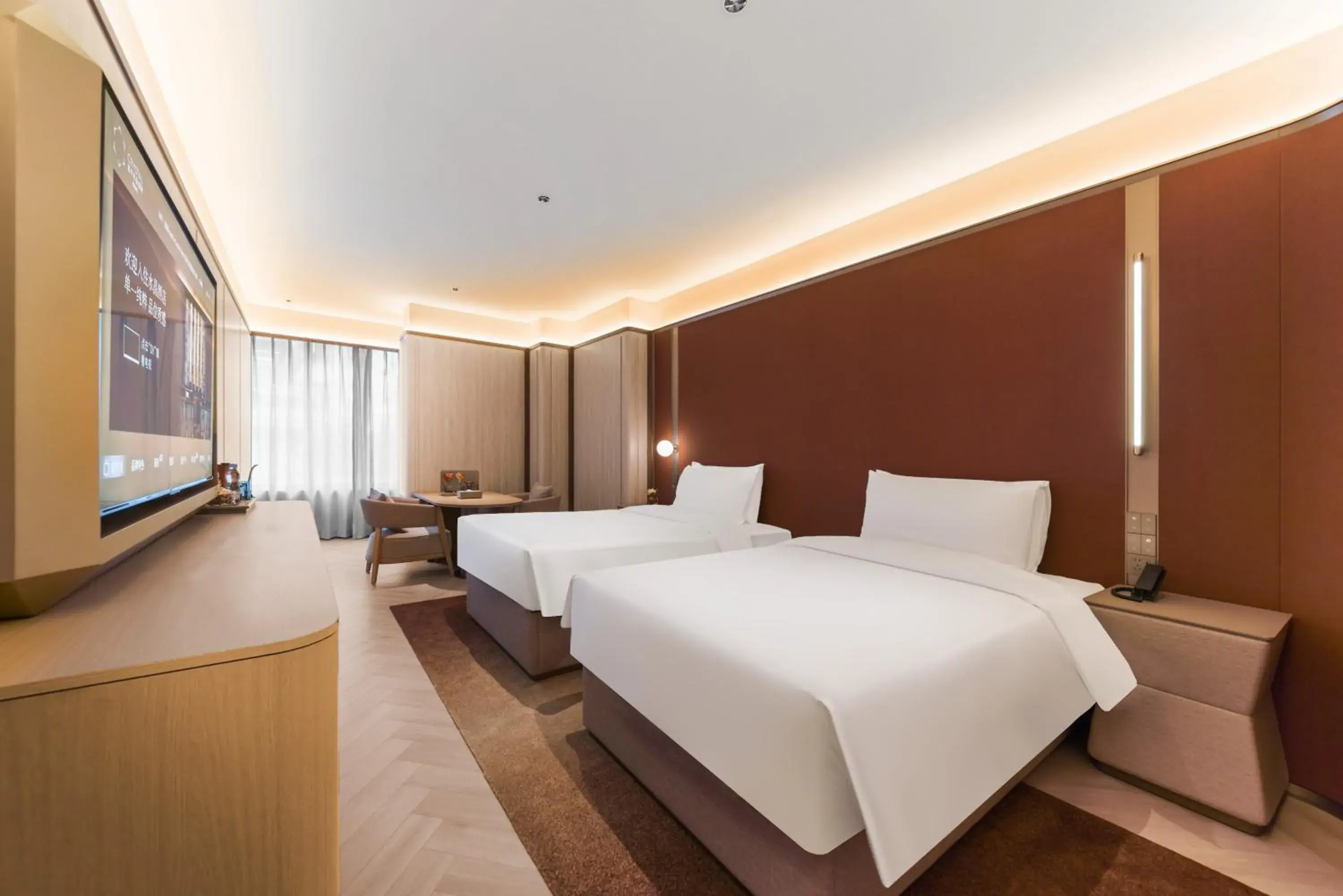 Deluxe Twin Room in Crystal Hotel Shanghai The Bund Yu Garden Deluxe Twin Room in Crystal Hotel Shanghai The Bund Yu Garden