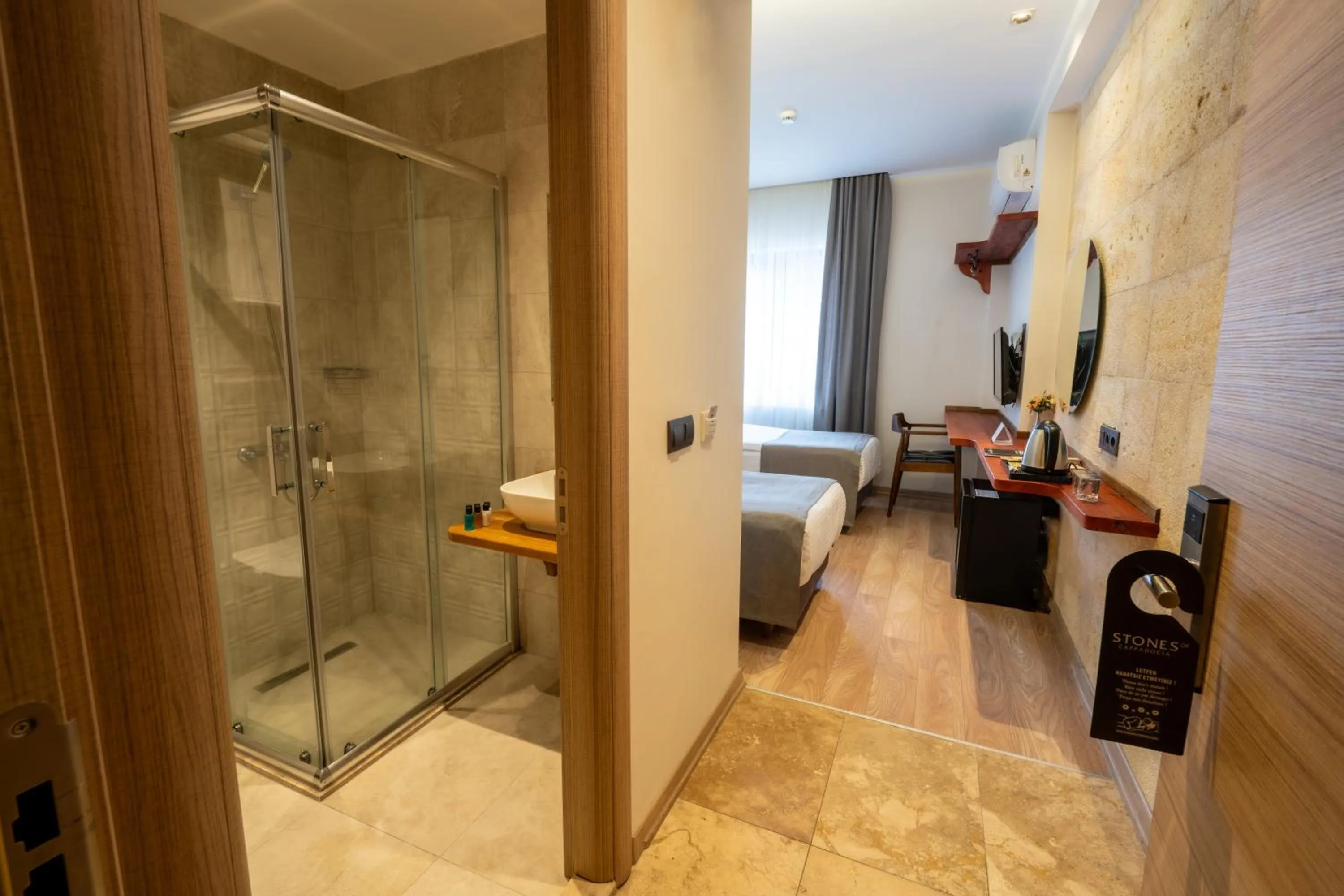 Shower in Stones of Cappadocia