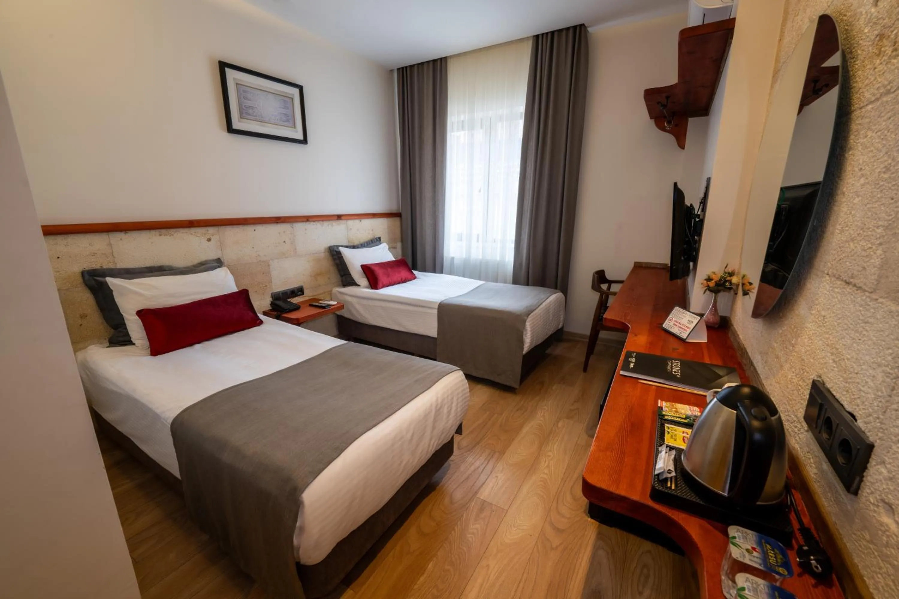Photo of the whole room, Bed in Stones of Cappadocia