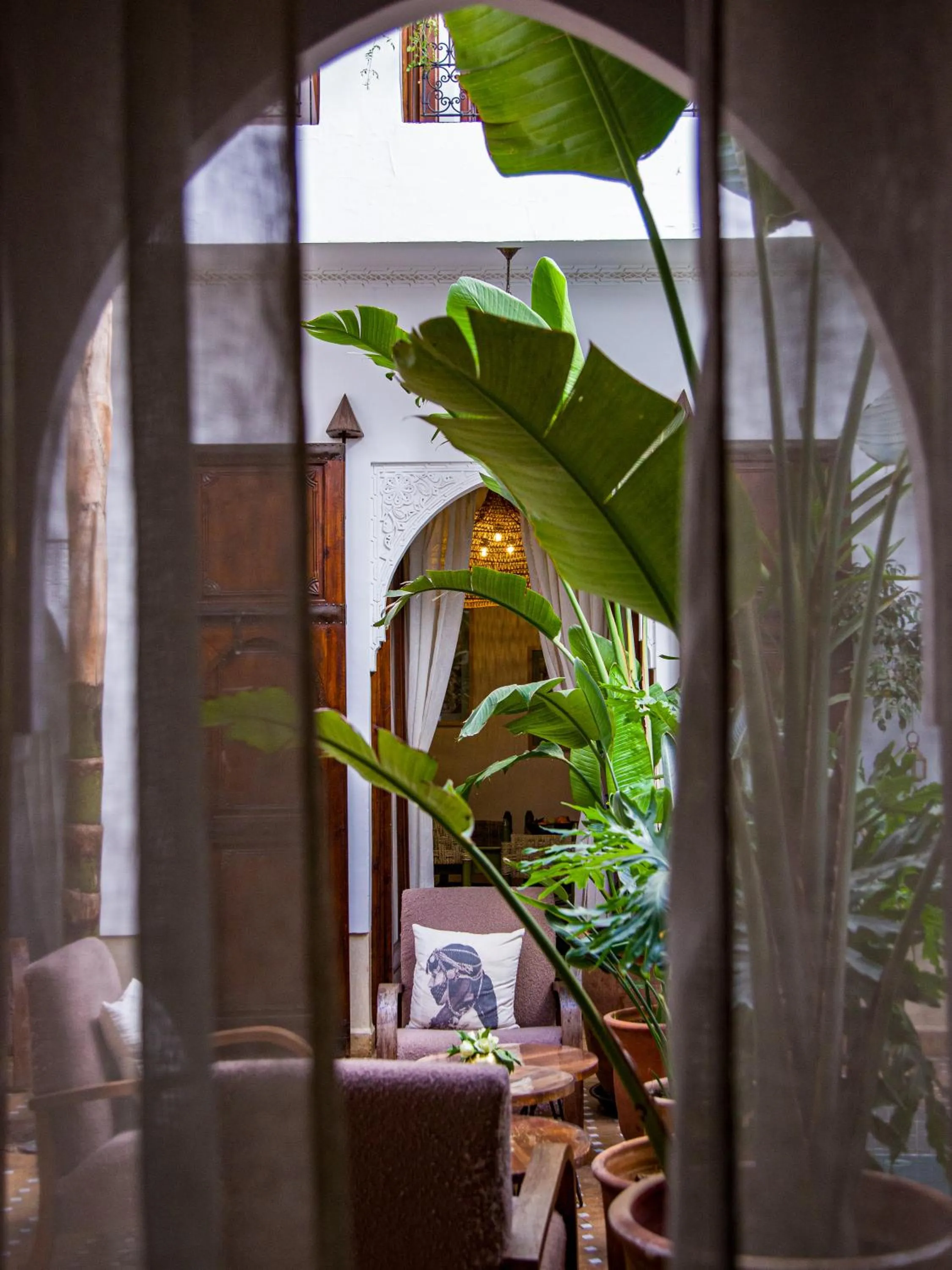 Patio in Riad Clefs d'Orient