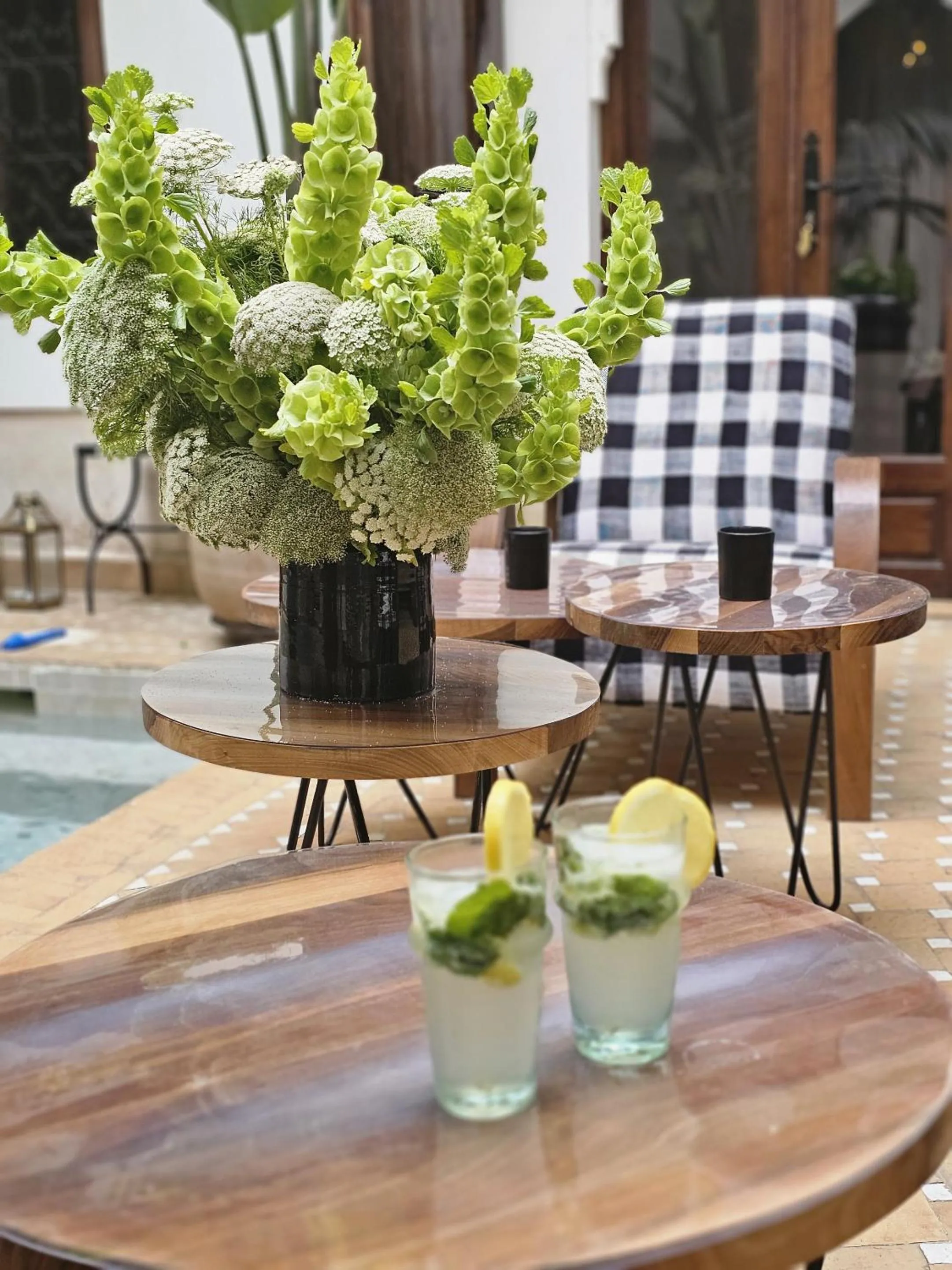 Patio in Riad Clefs d'Orient