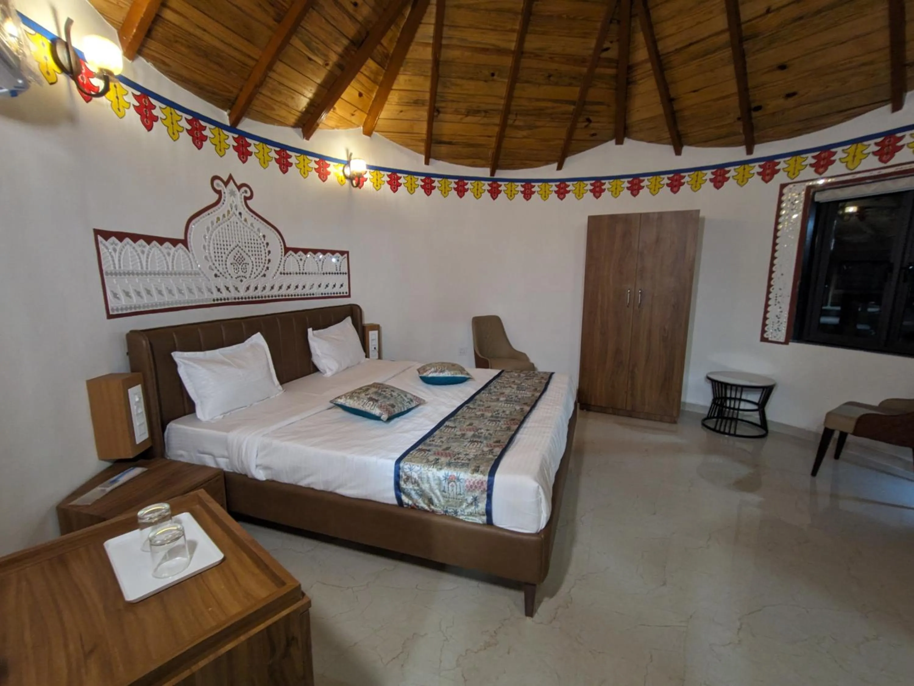 Bed in Heritage Resort Dholavira