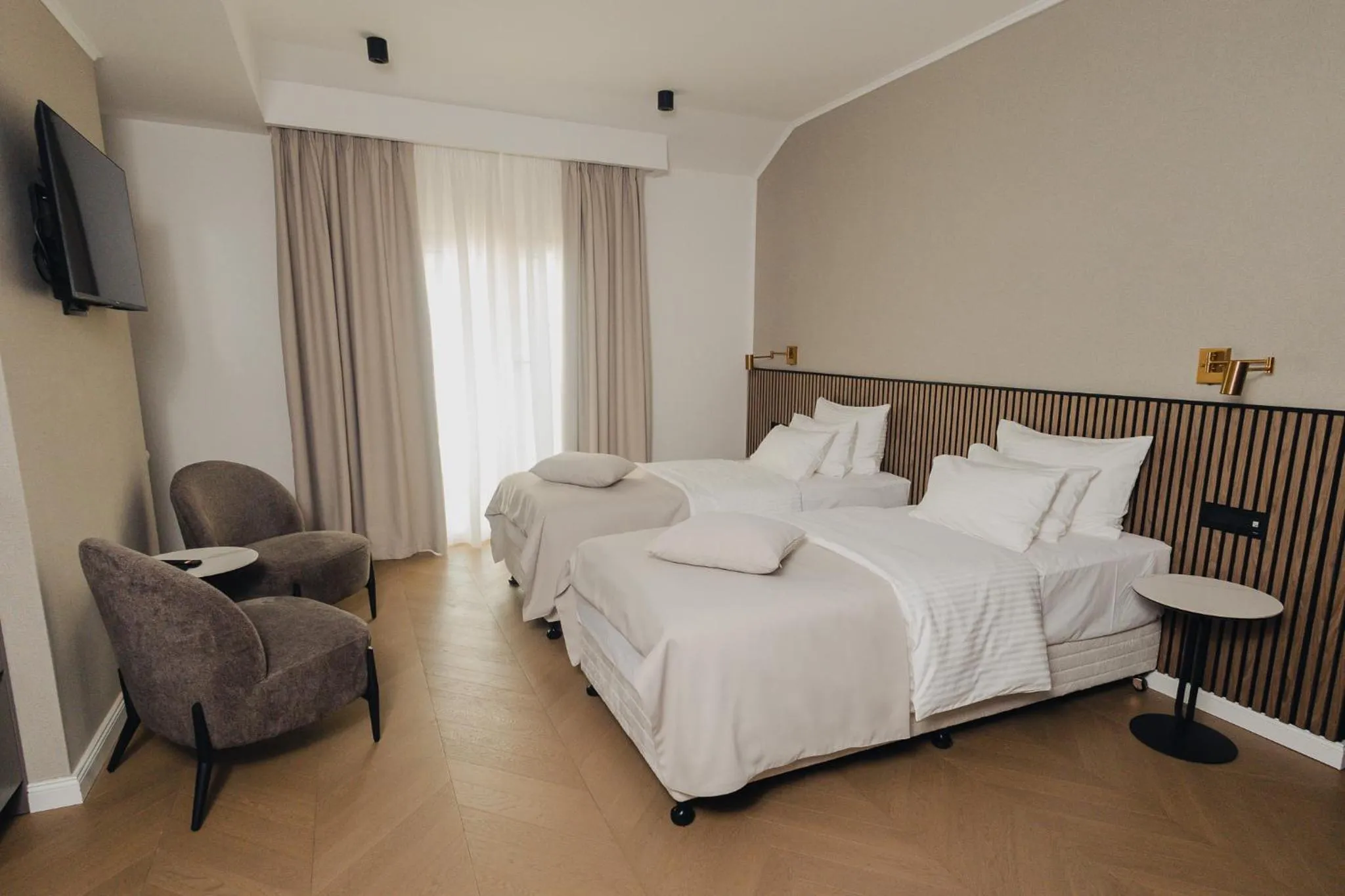 Bed in Hotel Flaneur