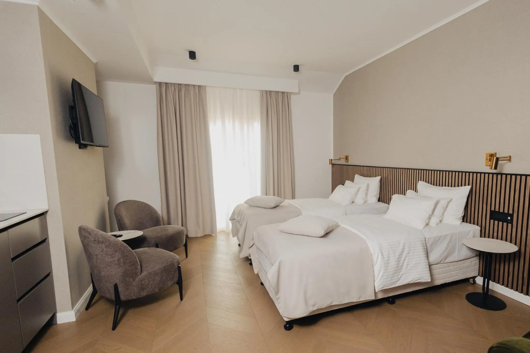 Bed in Hotel Flaneur