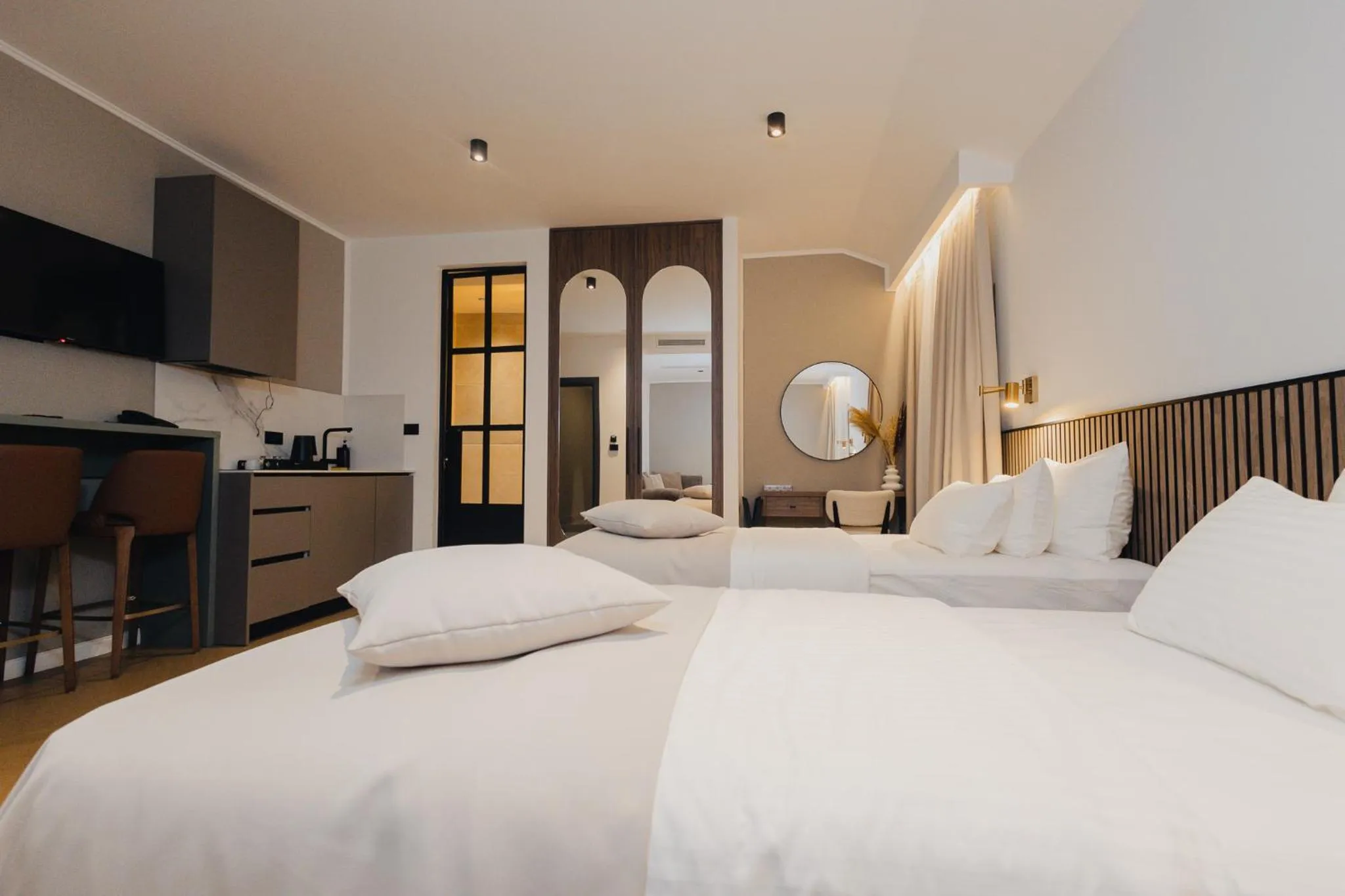 Bed in Hotel Flaneur