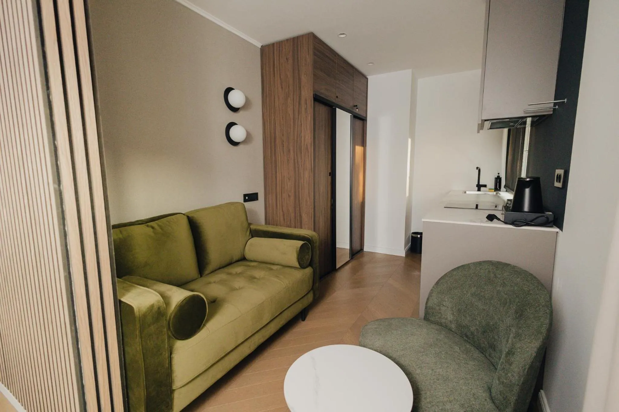 Living room in Hotel Flaneur