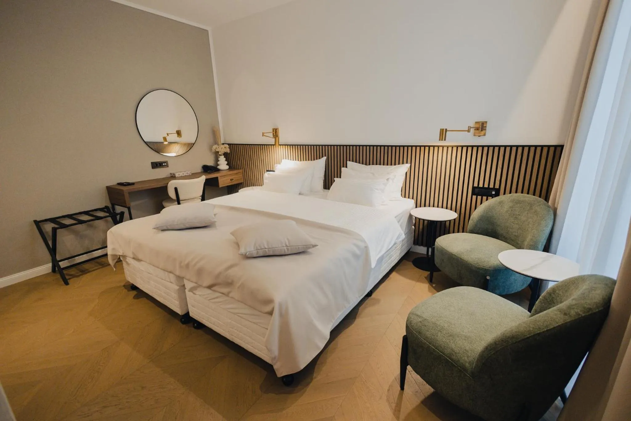 Bed in Hotel Flaneur