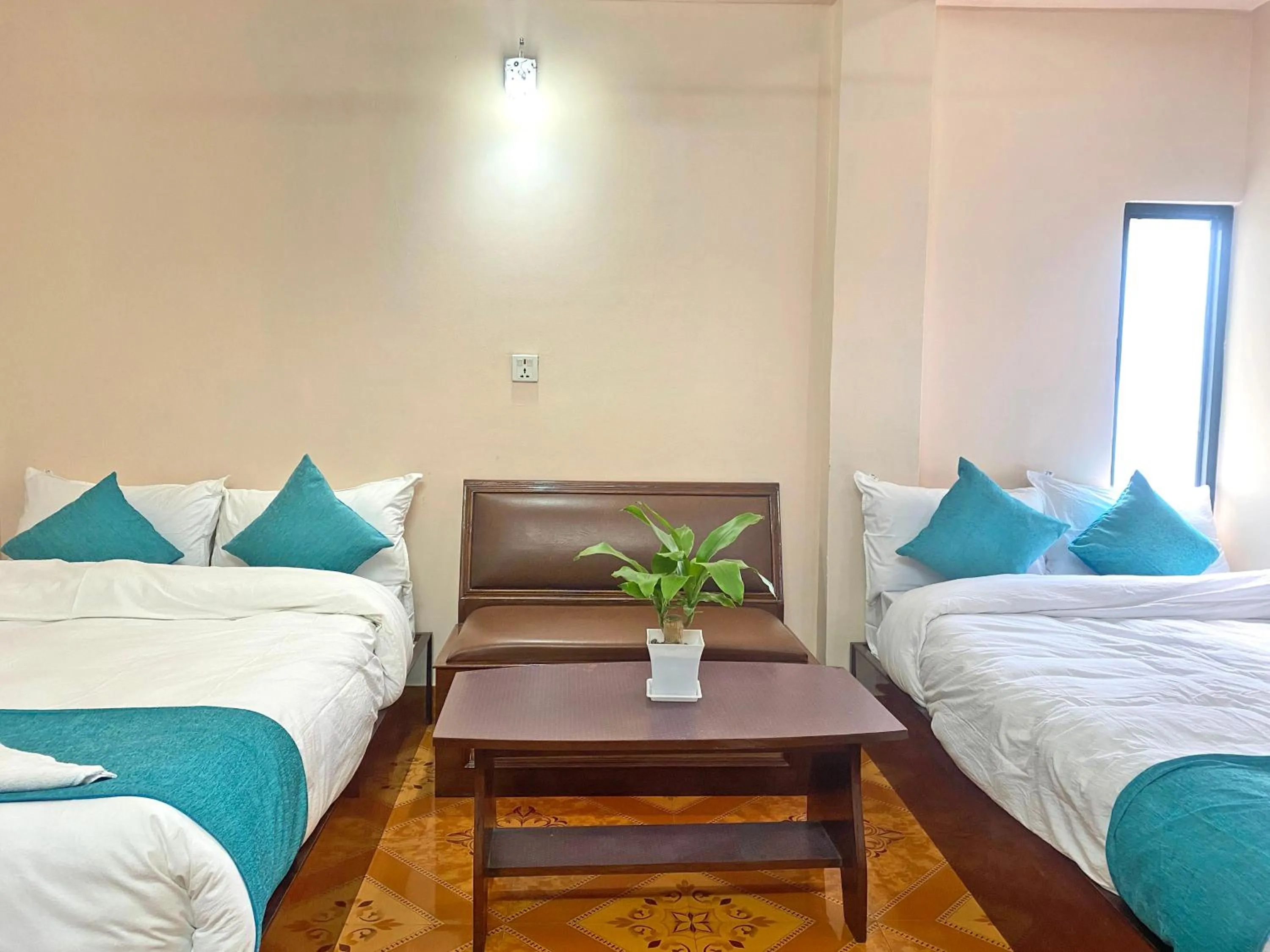 Bed in Hotel Resunga Arjun