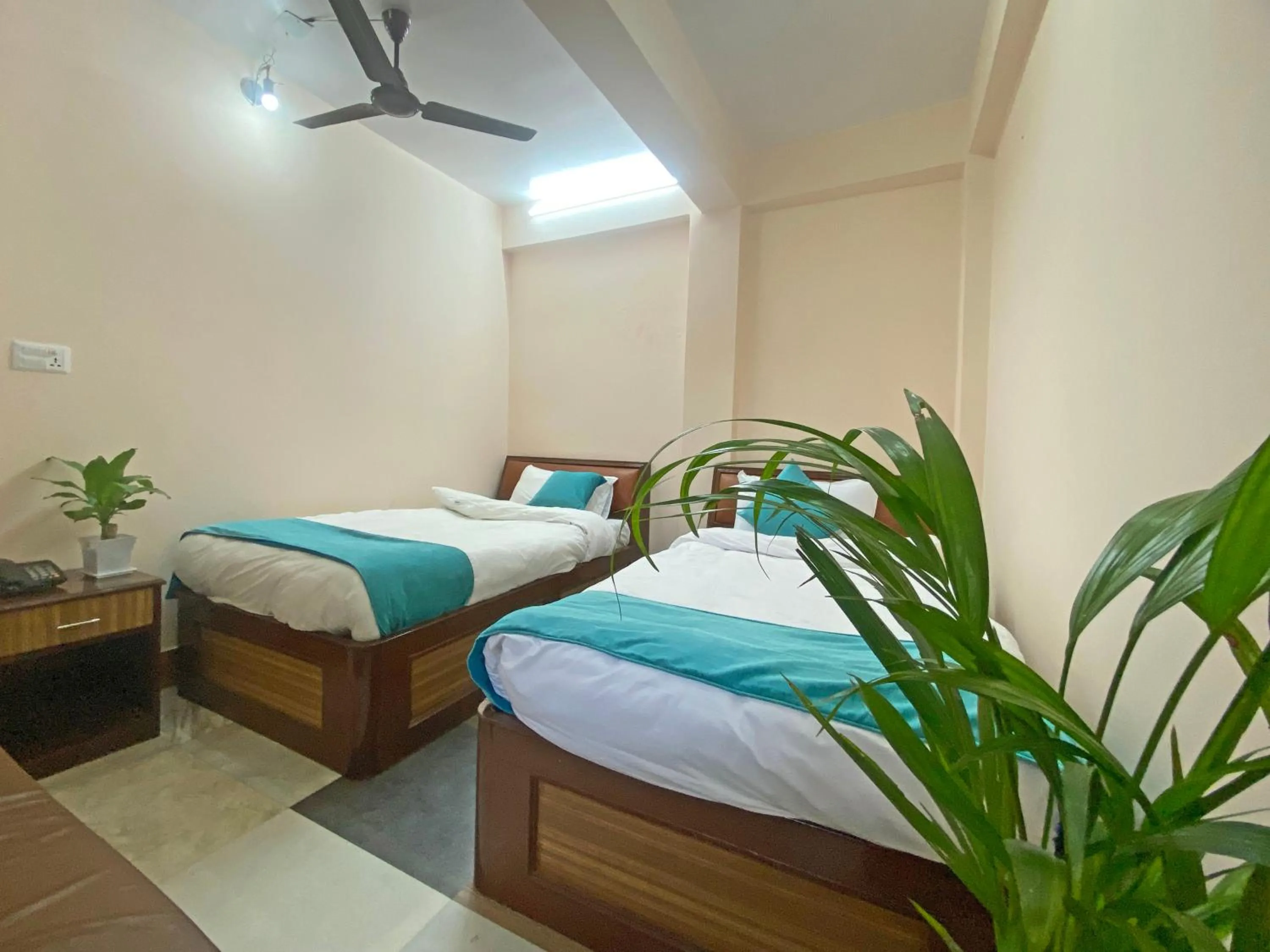 Bed in Hotel Resunga Arjun