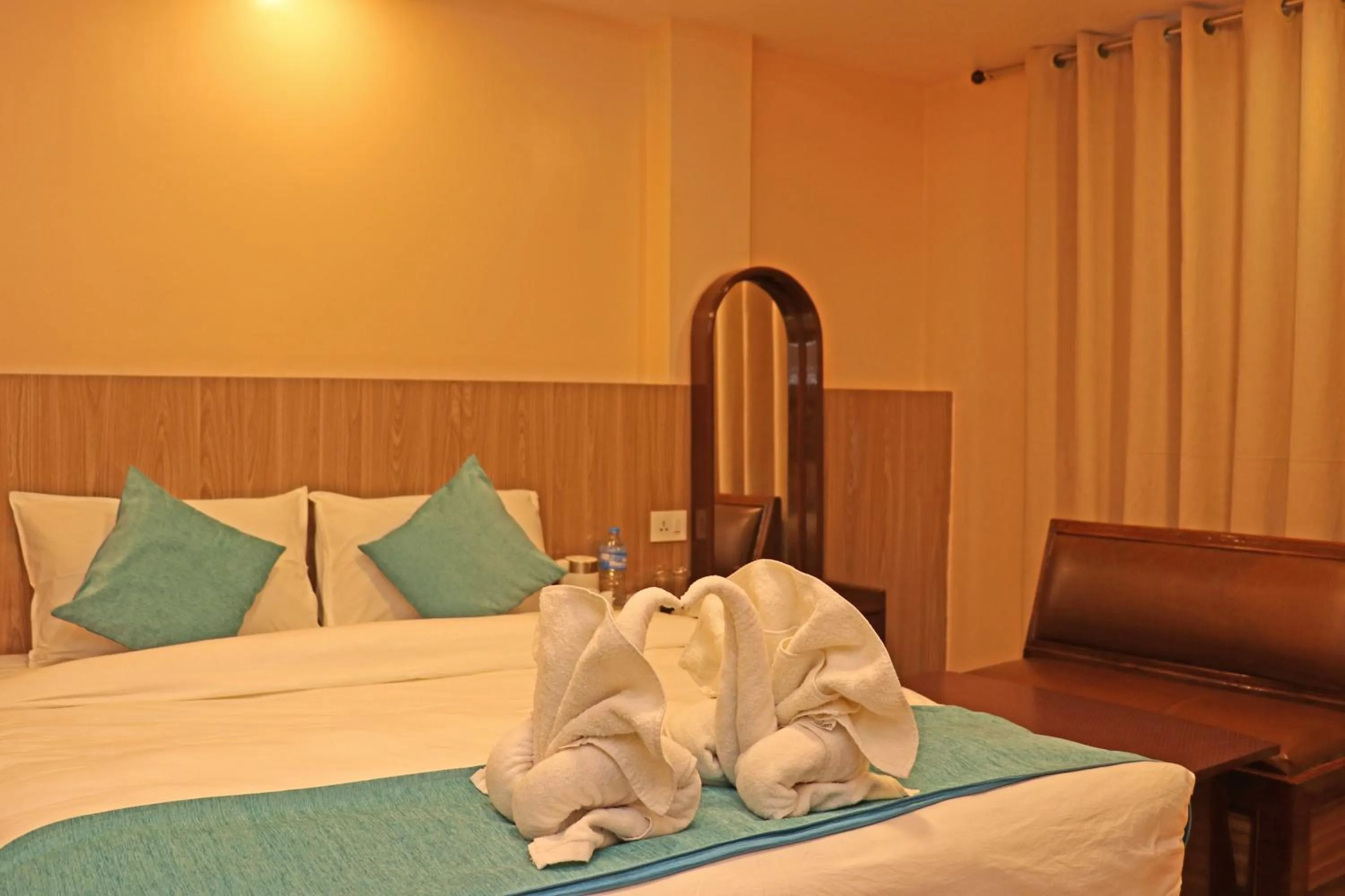 Bed in Hotel Resunga Arjun